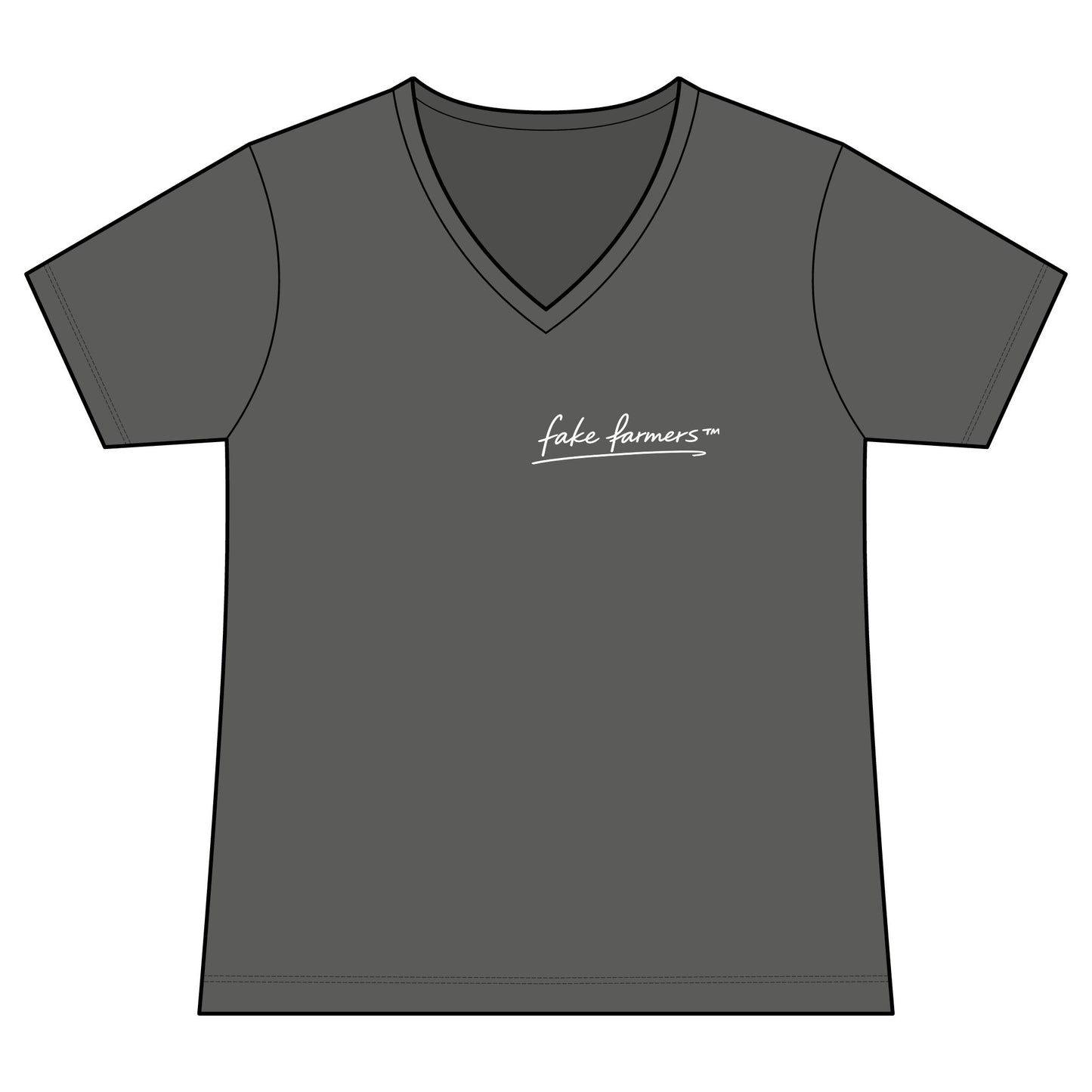 "Started Anyway" Women's Relaxed V-neck Tee