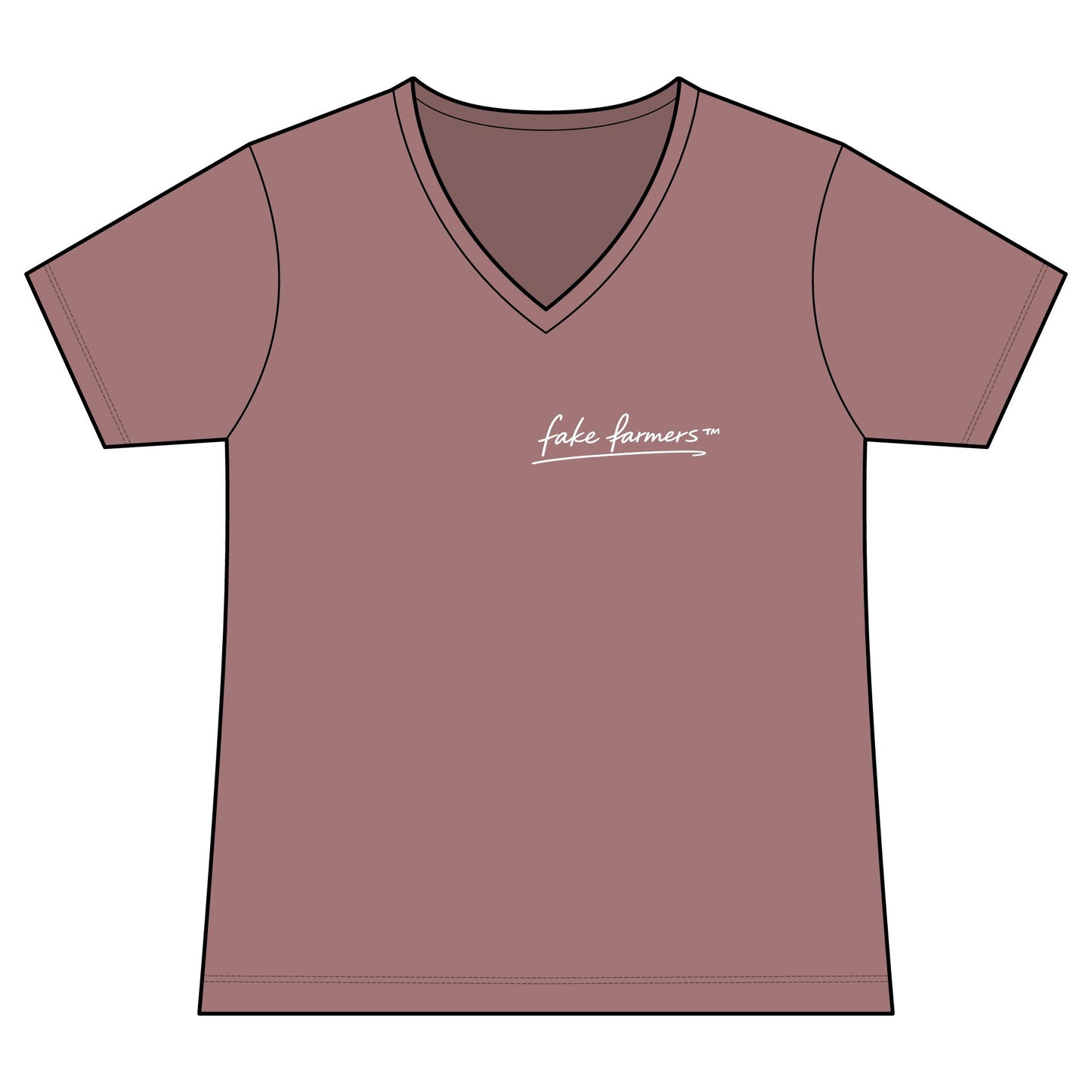 "Started Anyway" Women's Relaxed V-neck Tee