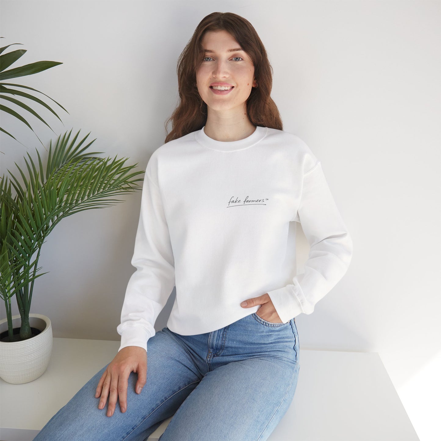 "Started Anyway" - Unisex Crewneck Sweatshirt