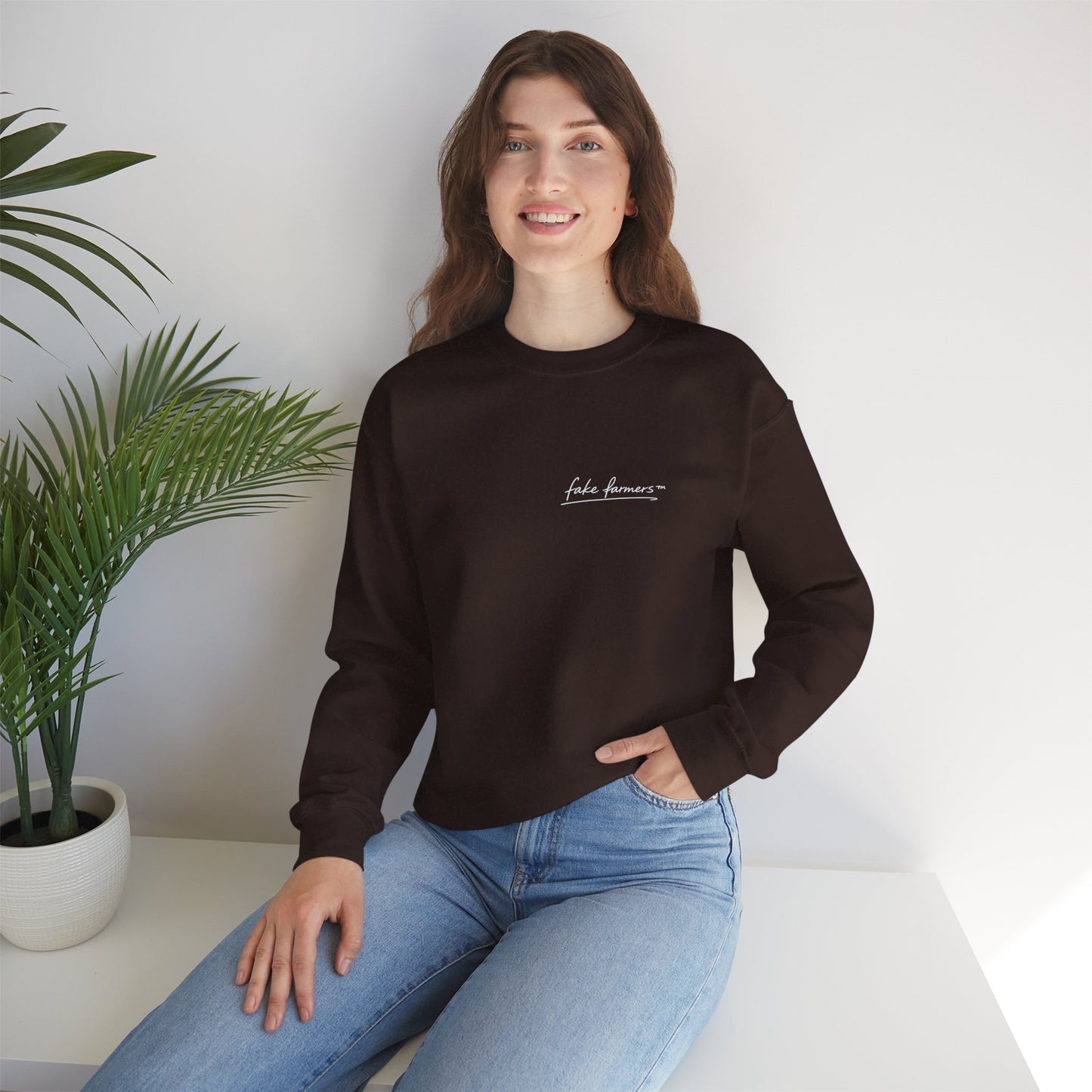 "Started Anyway" - Unisex Crewneck Sweatshirt