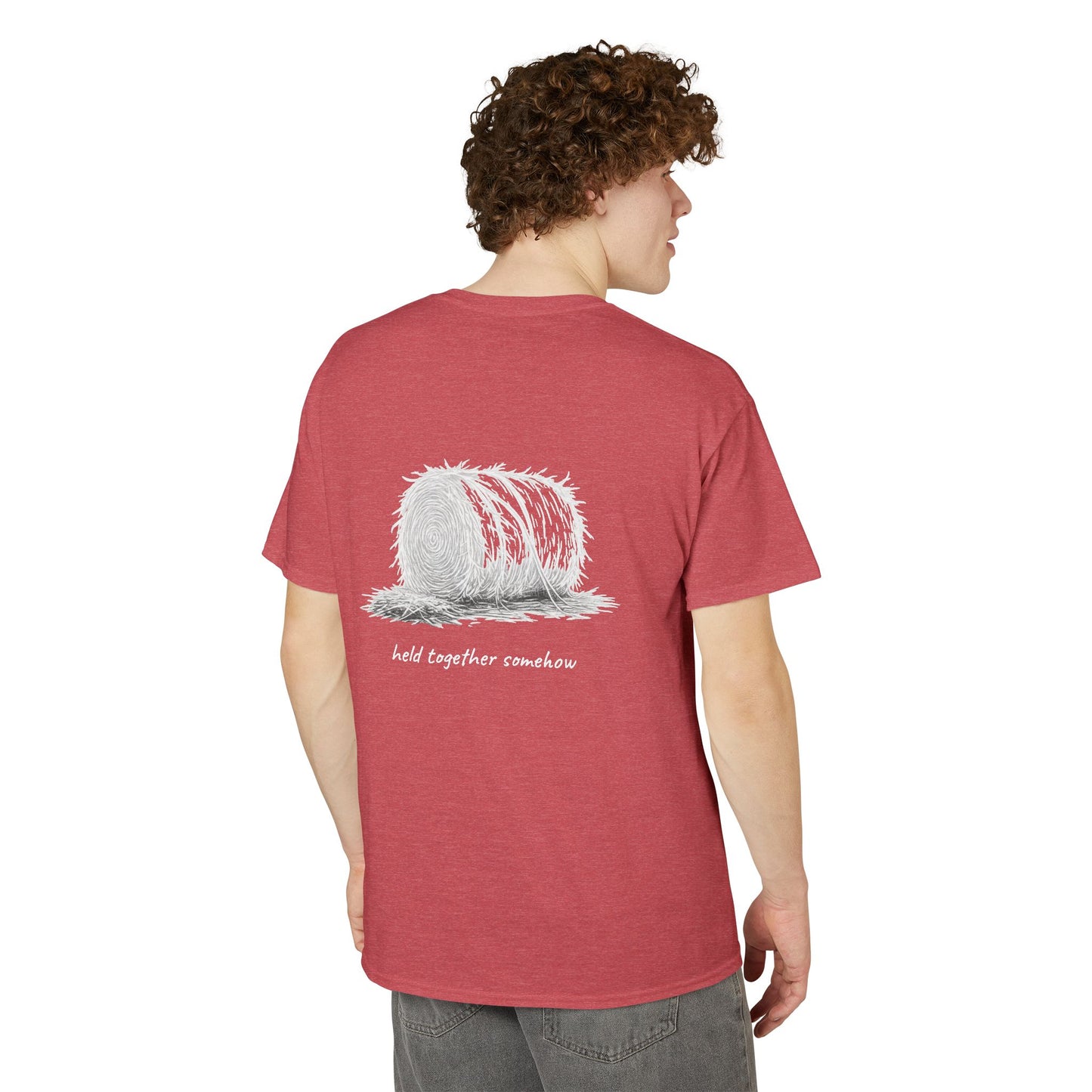 "Held Together Somehow" Unisex Dryblend® Tee