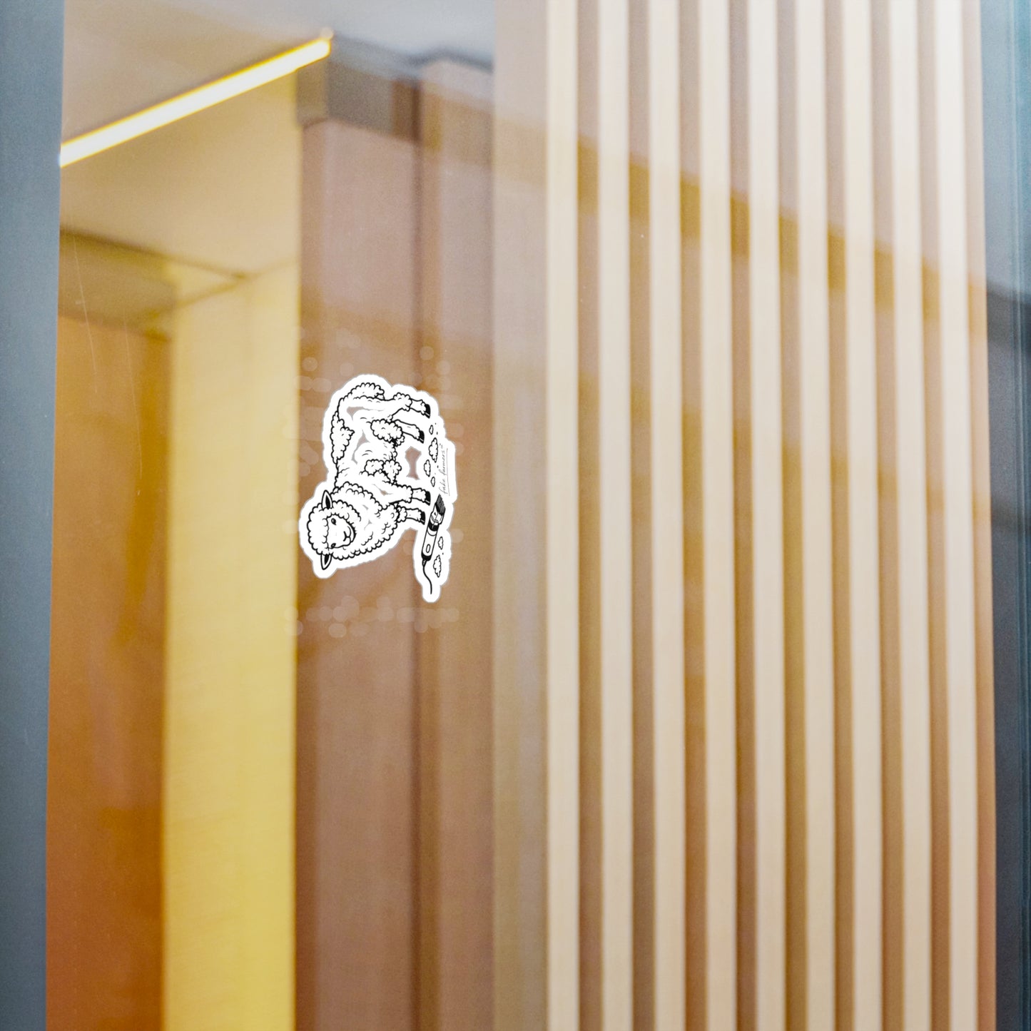"Freshly Sheared" - 3"x4" Sticker