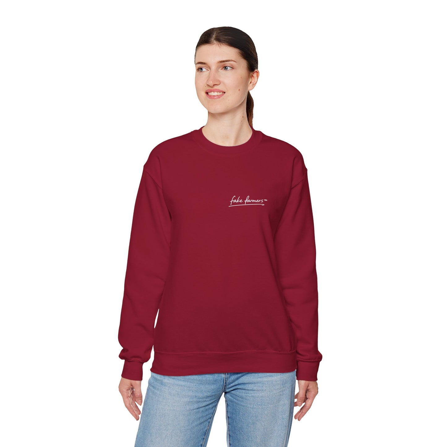 "Started Anyway" - Unisex Crewneck Sweatshirt