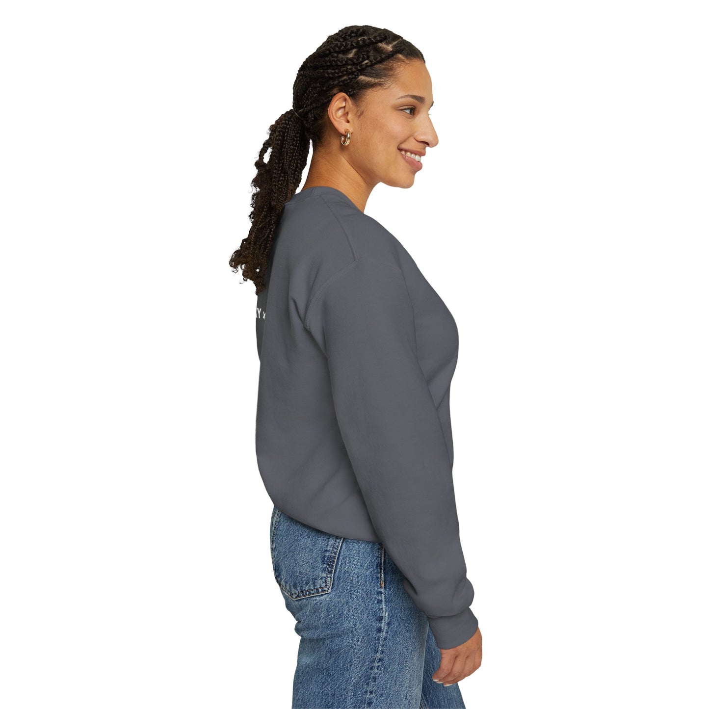 "Started Anyway" - Unisex Crewneck Sweatshirt
