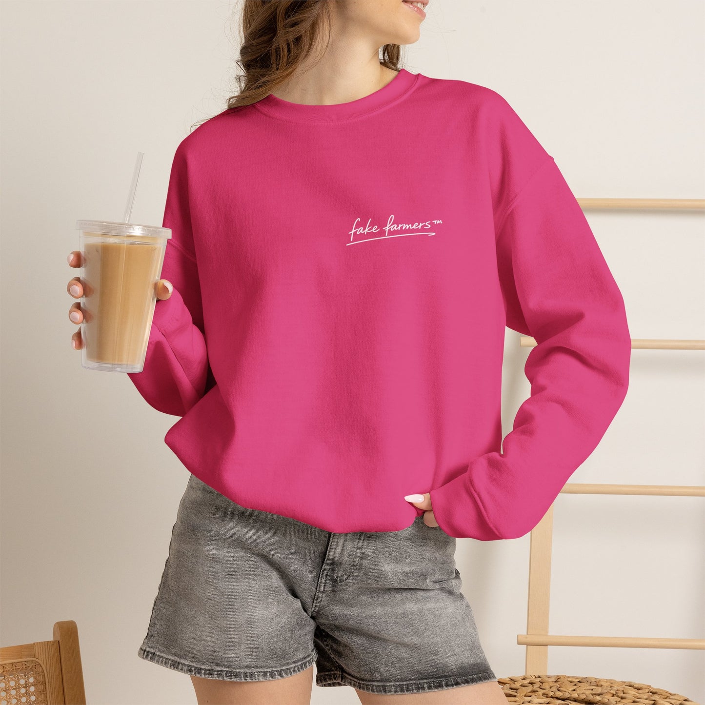 "Started Anyway" - Unisex Crewneck Sweatshirt