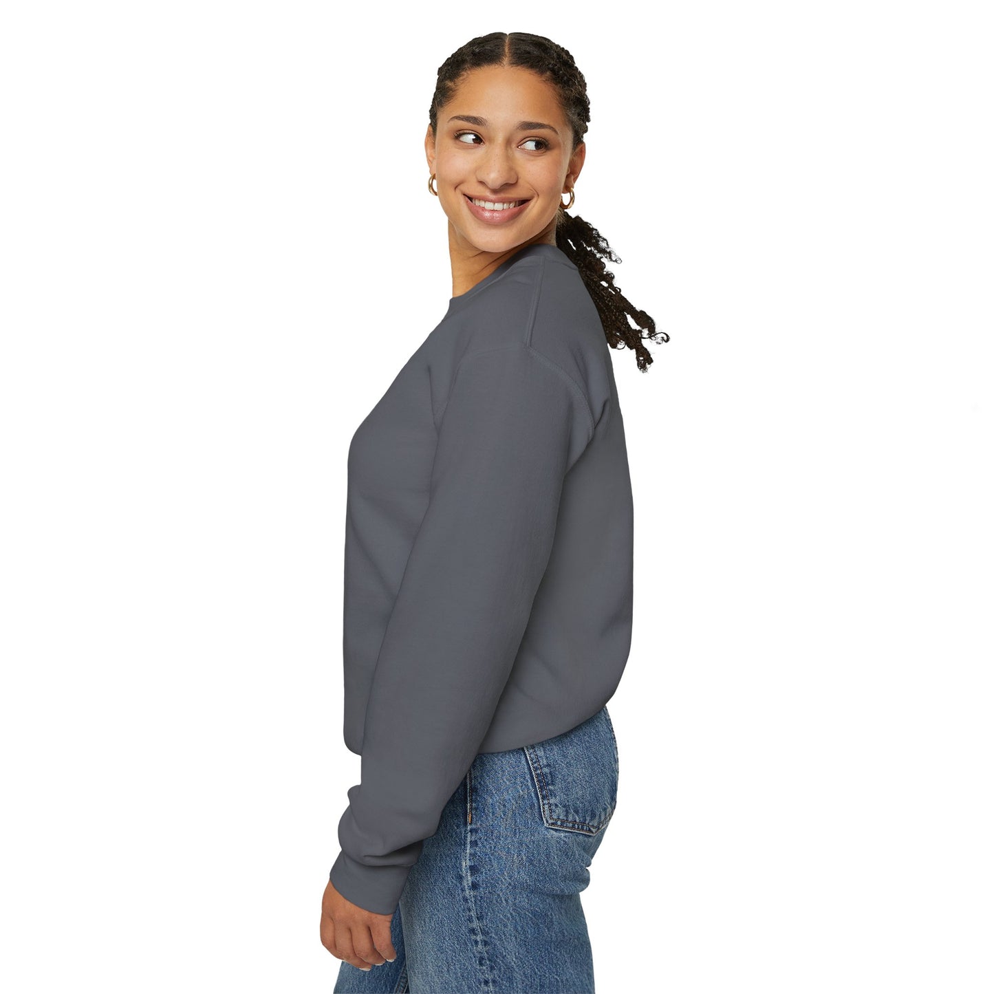 "Started Anyway" - Unisex Crewneck Sweatshirt