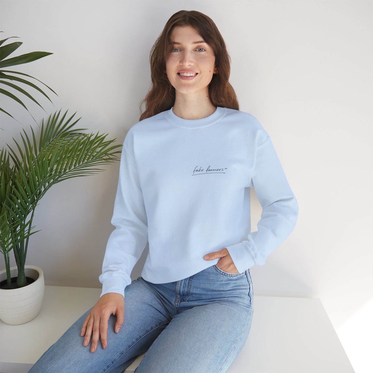 "Started Anyway" - Unisex Crewneck Sweatshirt