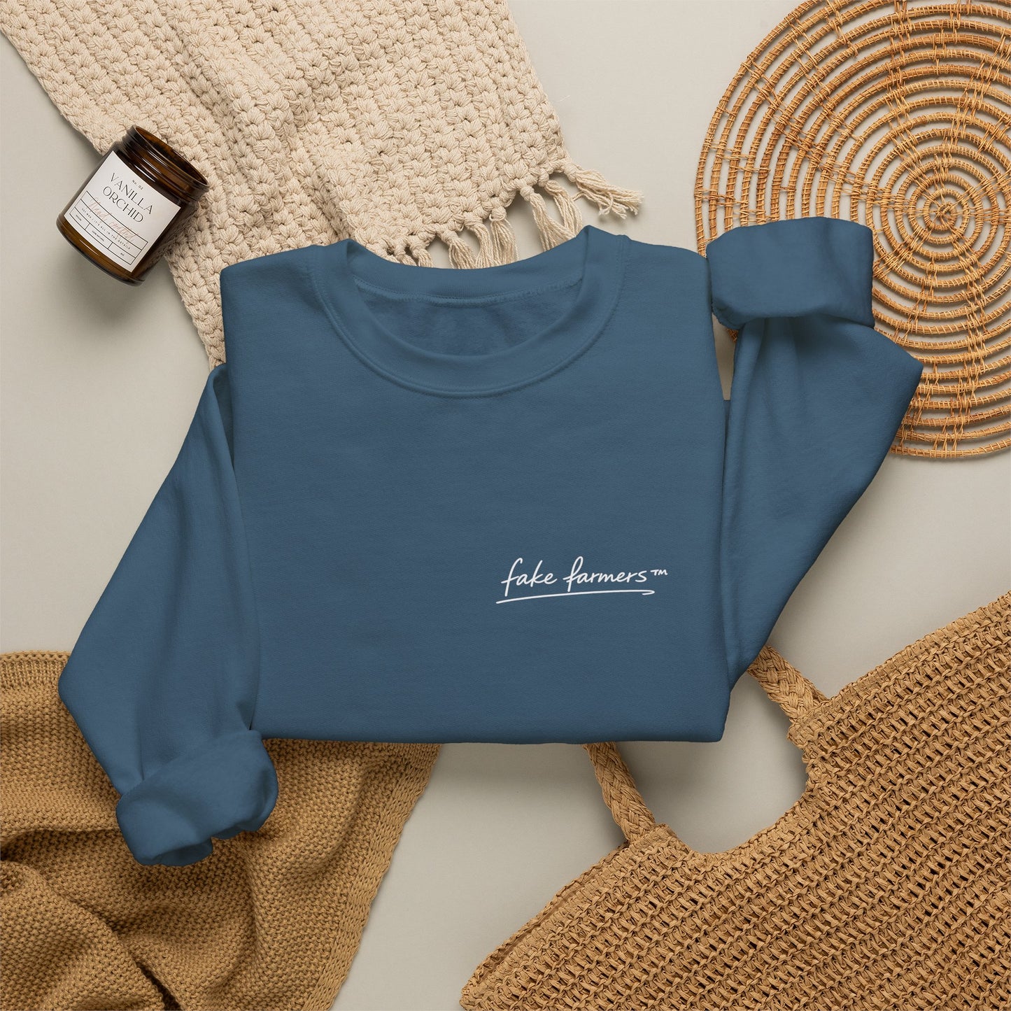 "Started Anyway" - Unisex Crewneck Sweatshirt