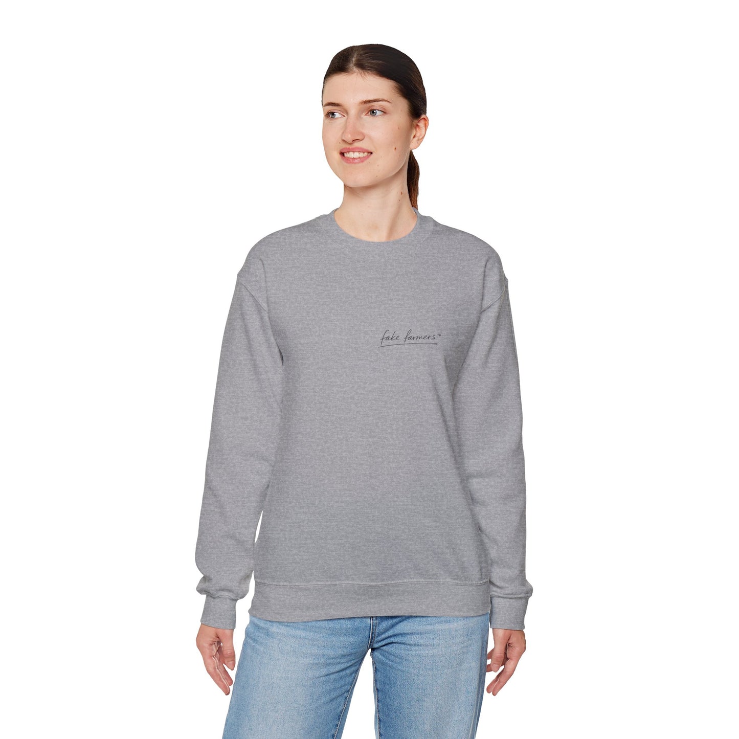 "Started Anyway" - Unisex Crewneck Sweatshirt