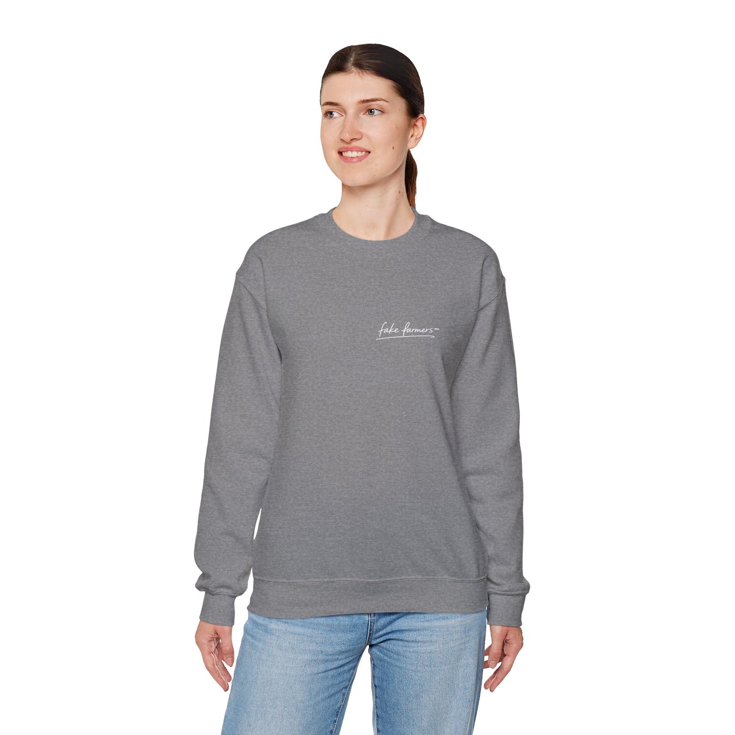 "Started Anyway" - Unisex Crewneck Sweatshirt