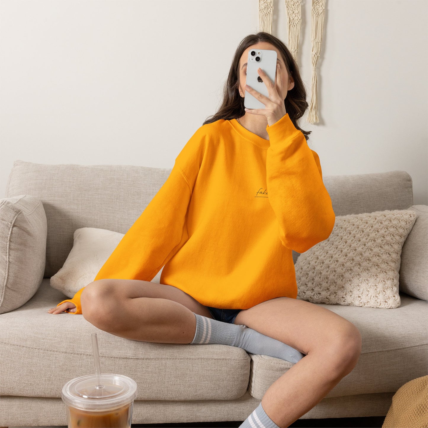 "Started Anyway" - Unisex Crewneck Sweatshirt