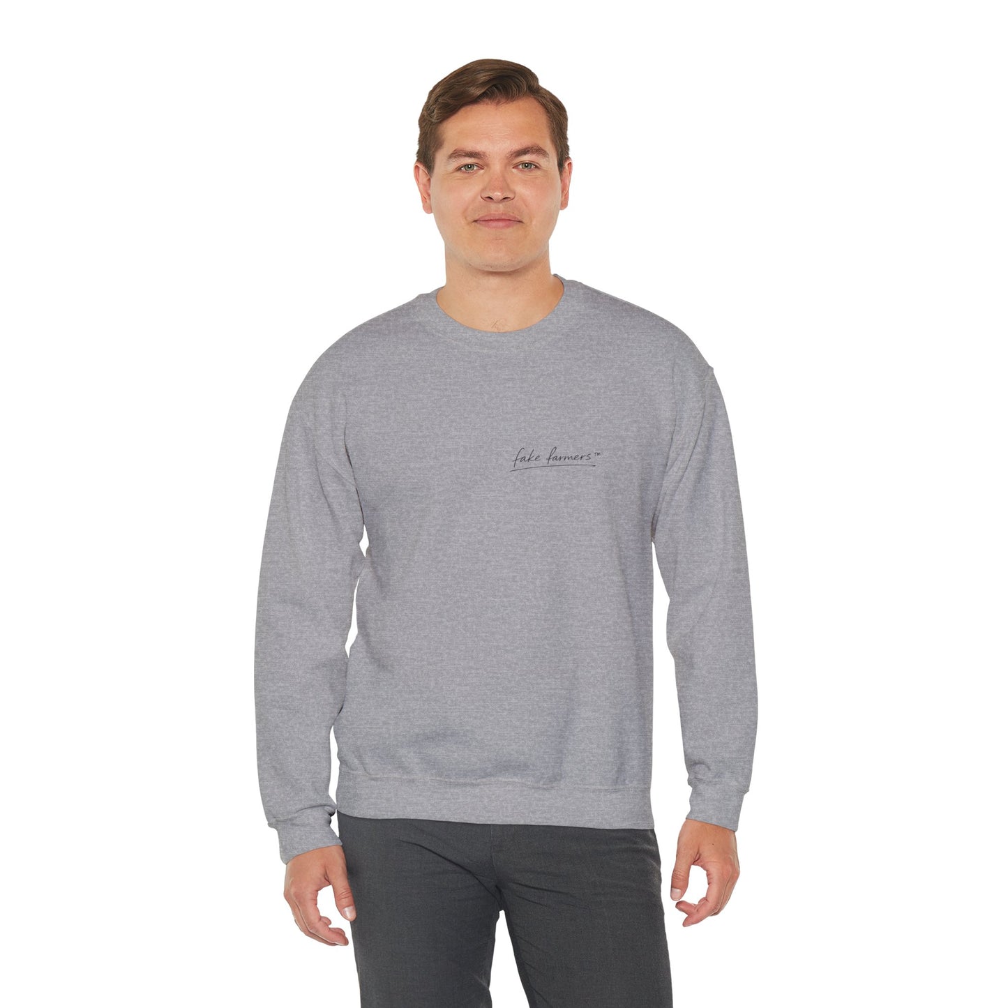 "Started Anyway" - Unisex Crewneck Sweatshirt