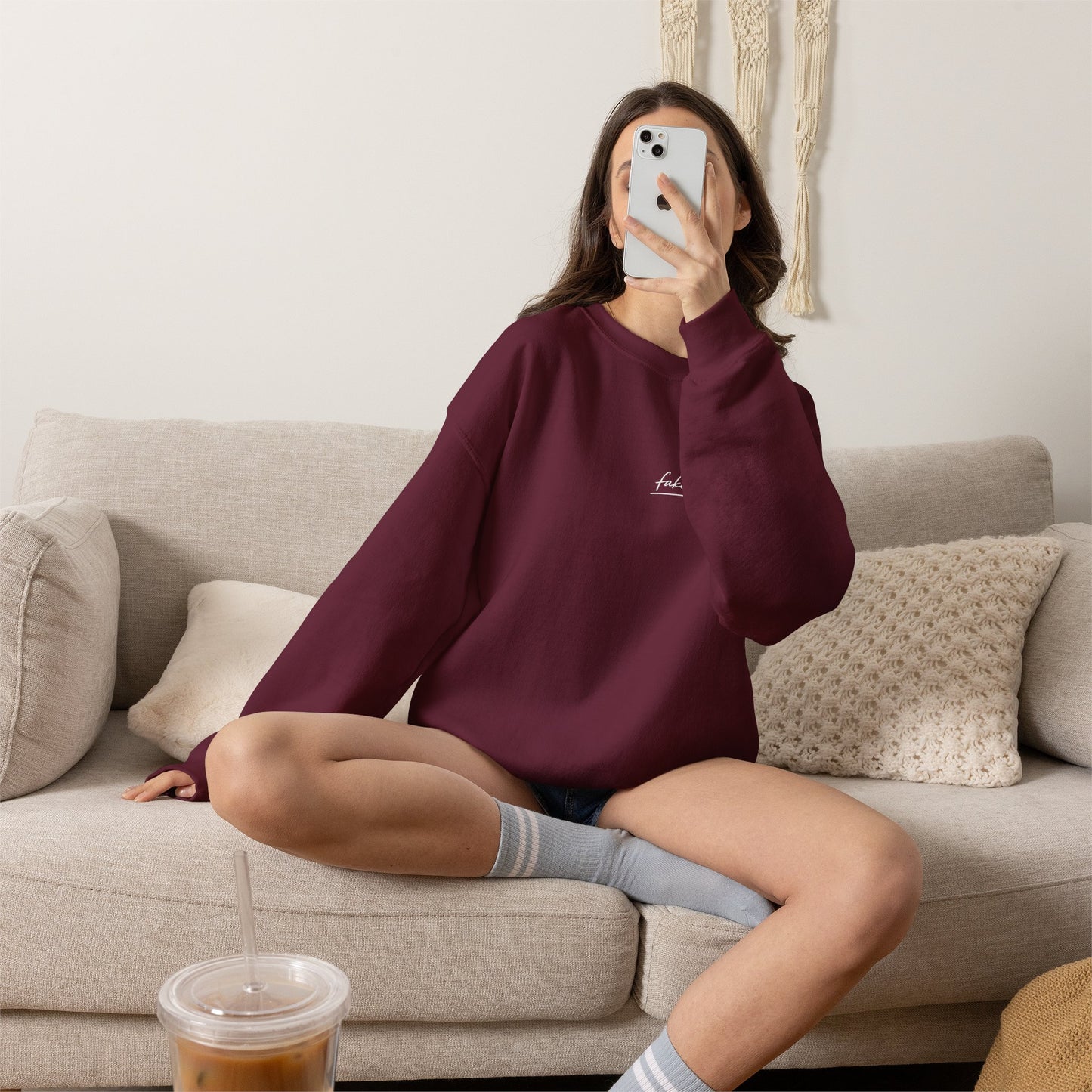 "Started Anyway" - Unisex Crewneck Sweatshirt