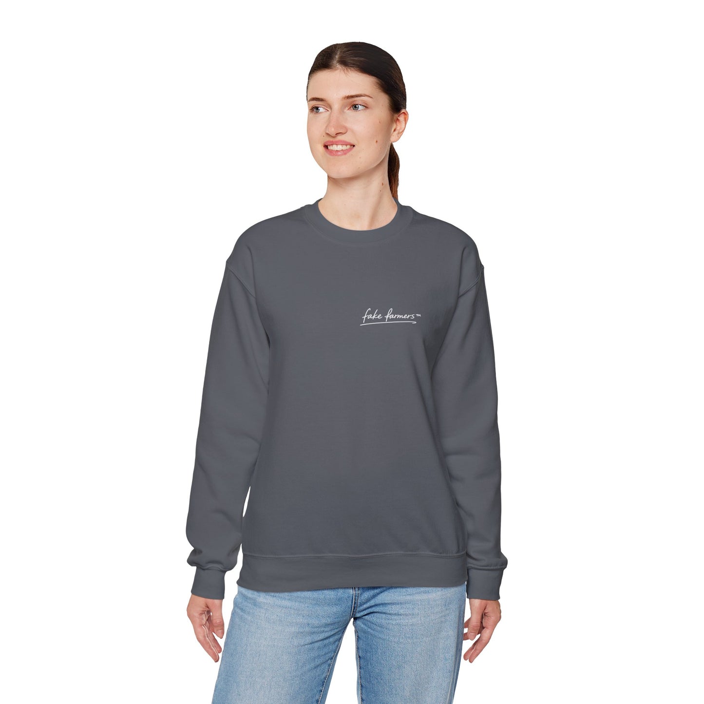 "Started Anyway" - Unisex Crewneck Sweatshirt