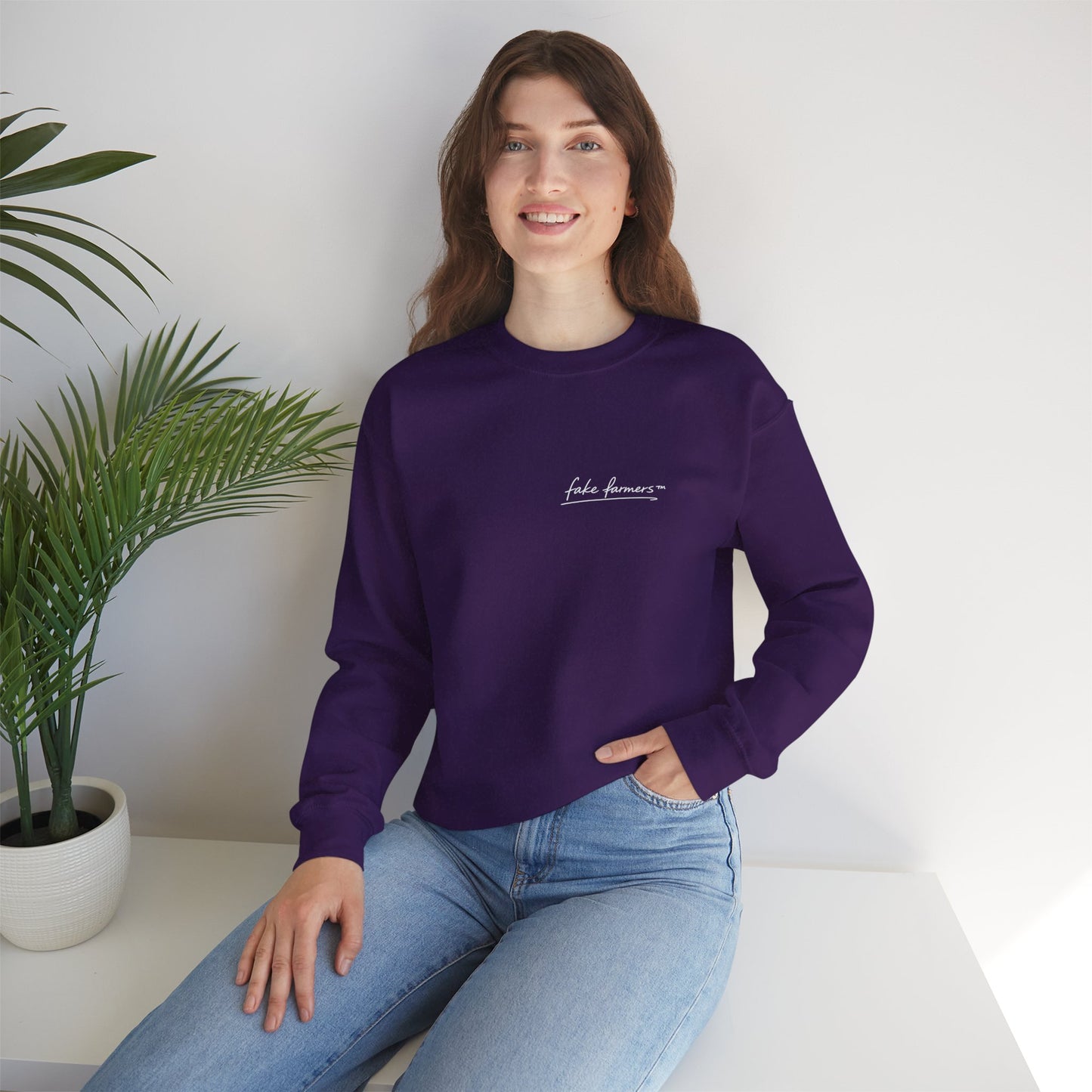 "Started Anyway" - Unisex Crewneck Sweatshirt