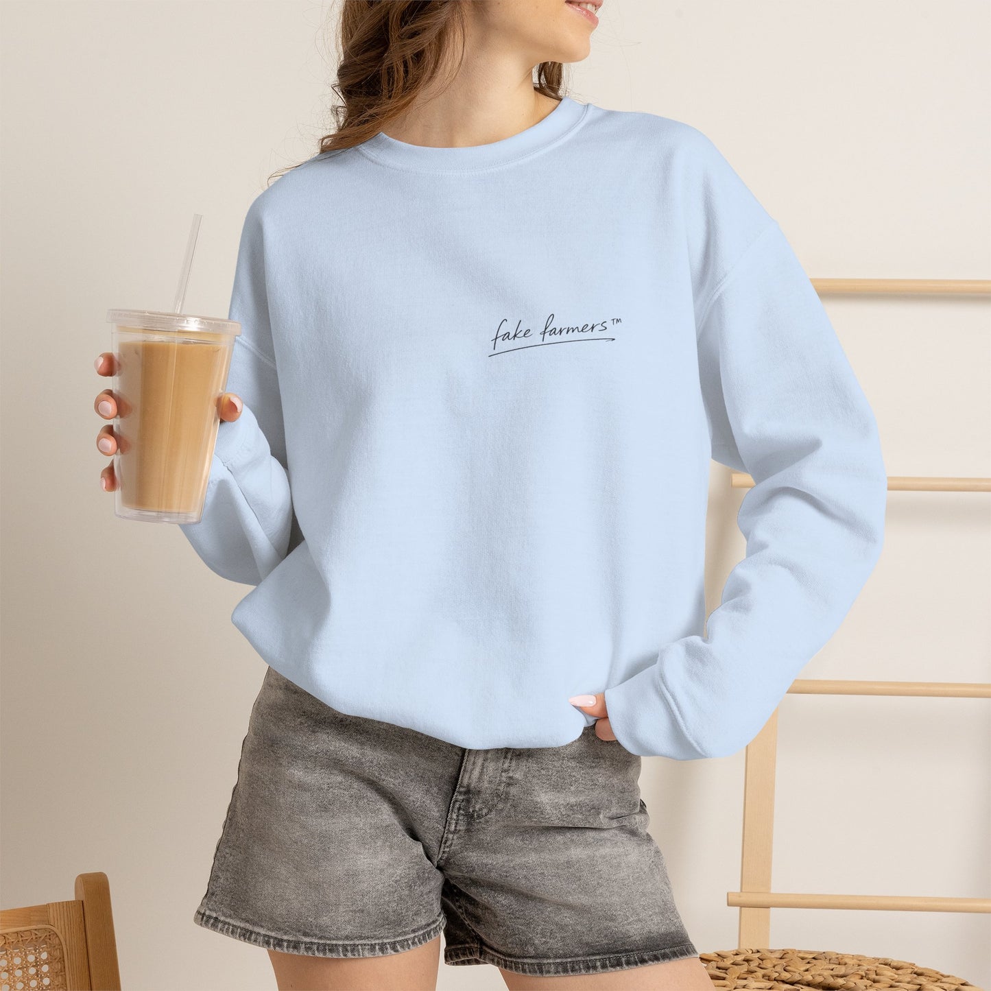 "Started Anyway" - Unisex Crewneck Sweatshirt
