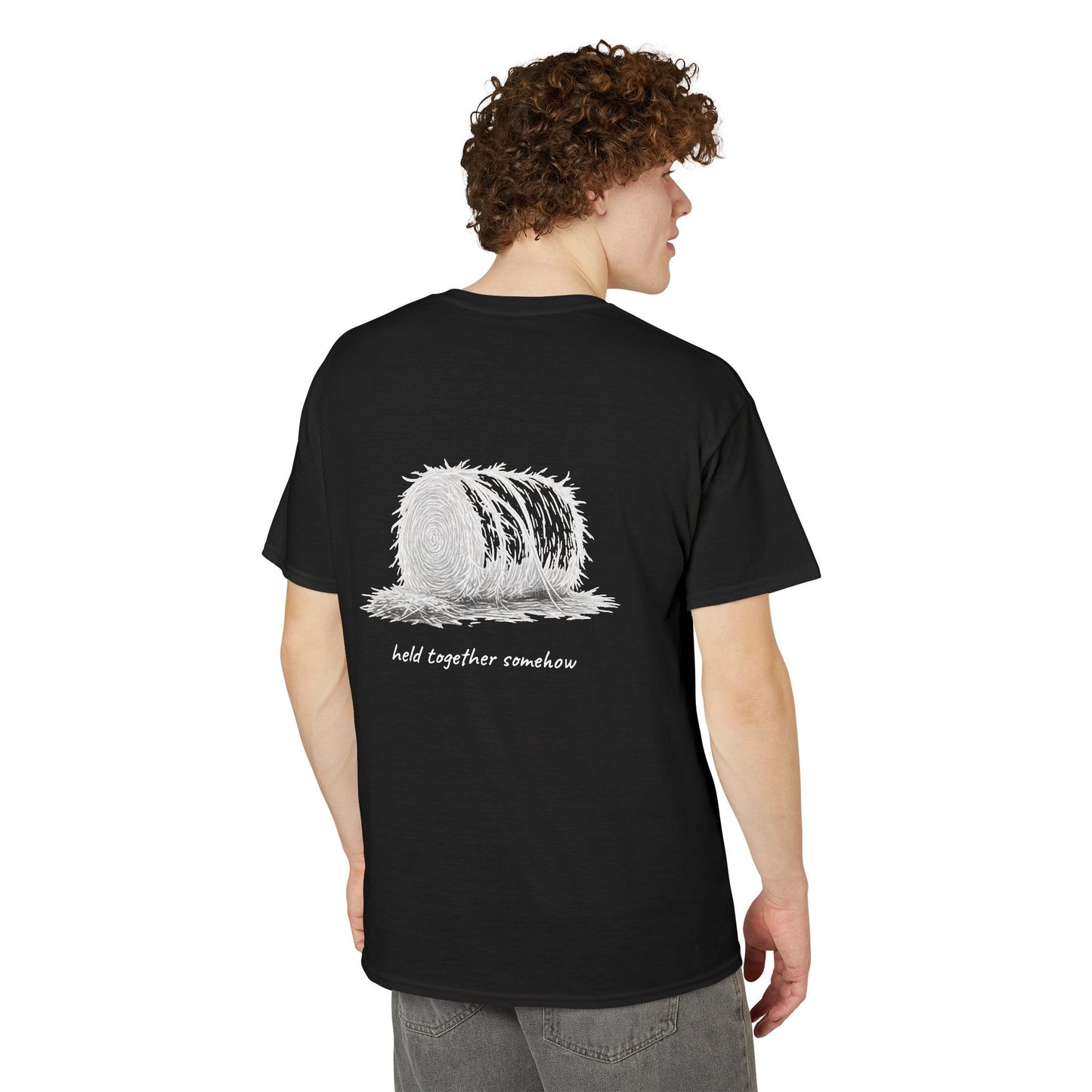 "Held Together Somehow" Unisex Dryblend® Tee