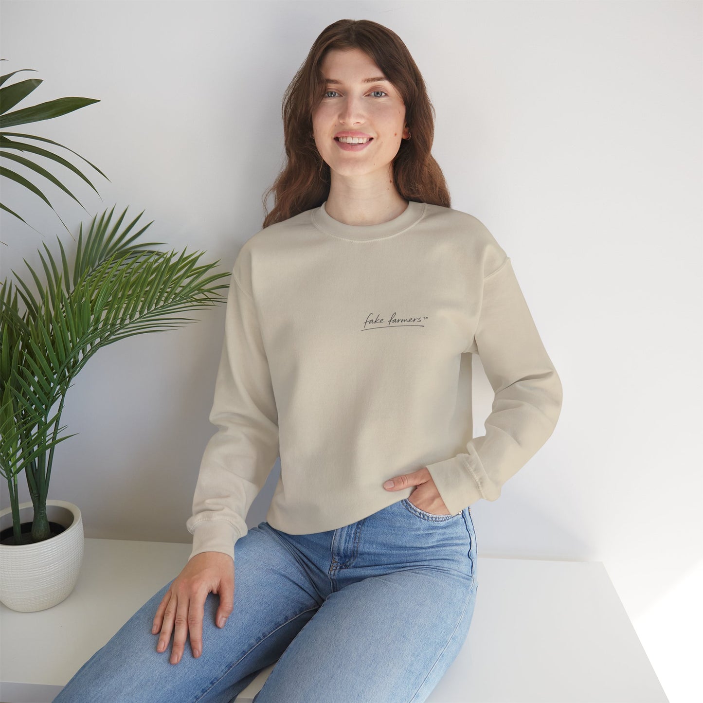 "Started Anyway" - Unisex Crewneck Sweatshirt