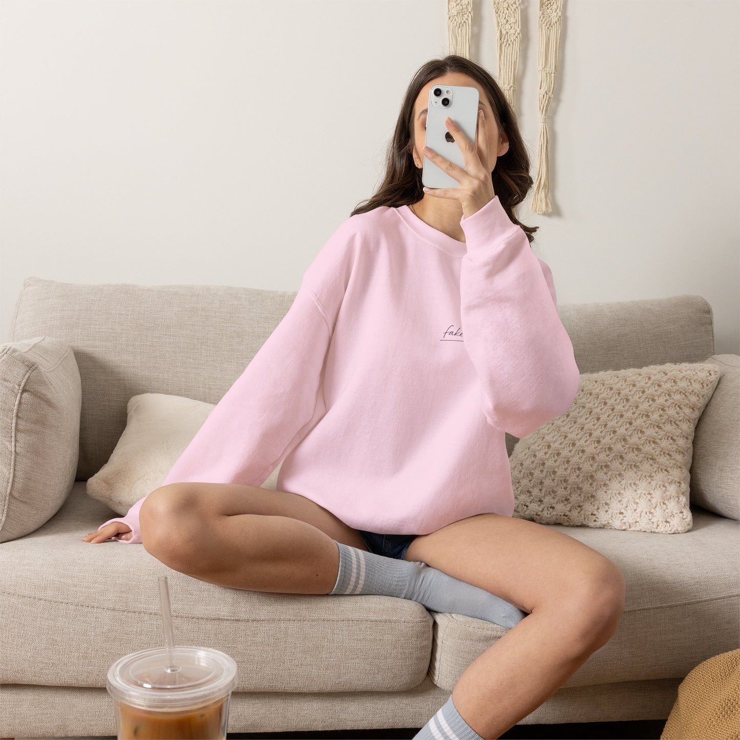 "Started Anyway" - Unisex Crewneck Sweatshirt