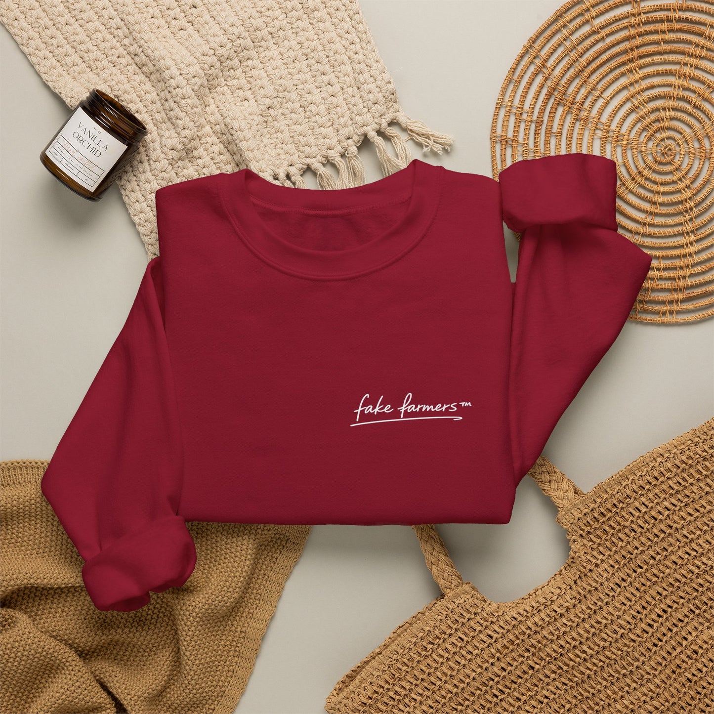 "Started Anyway" - Unisex Crewneck Sweatshirt