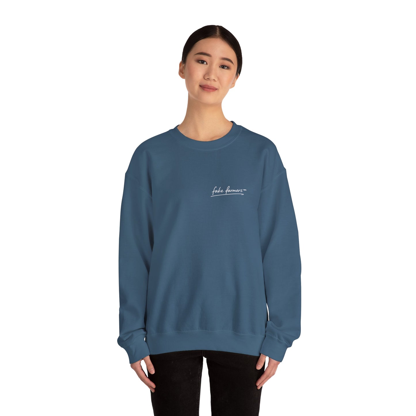 "Started Anyway" - Unisex Crewneck Sweatshirt