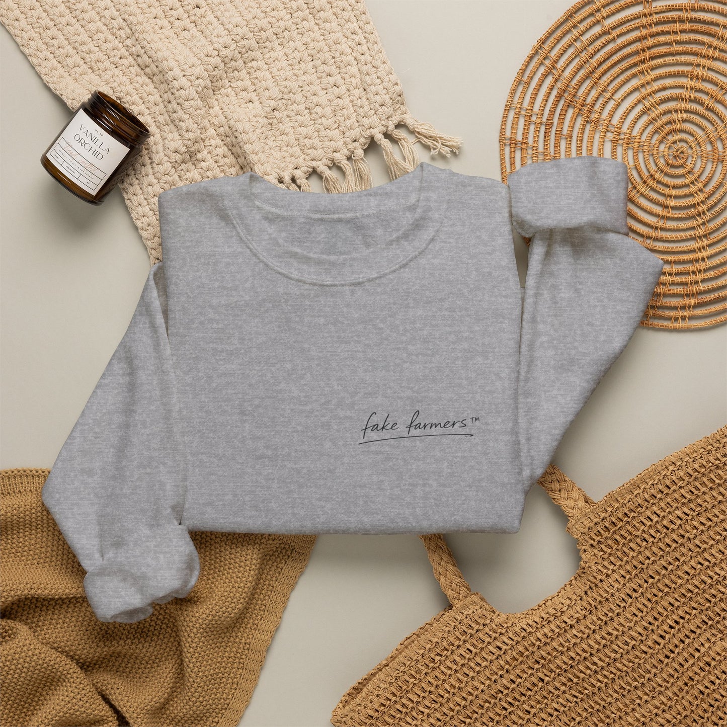 "Started Anyway" - Unisex Crewneck Sweatshirt