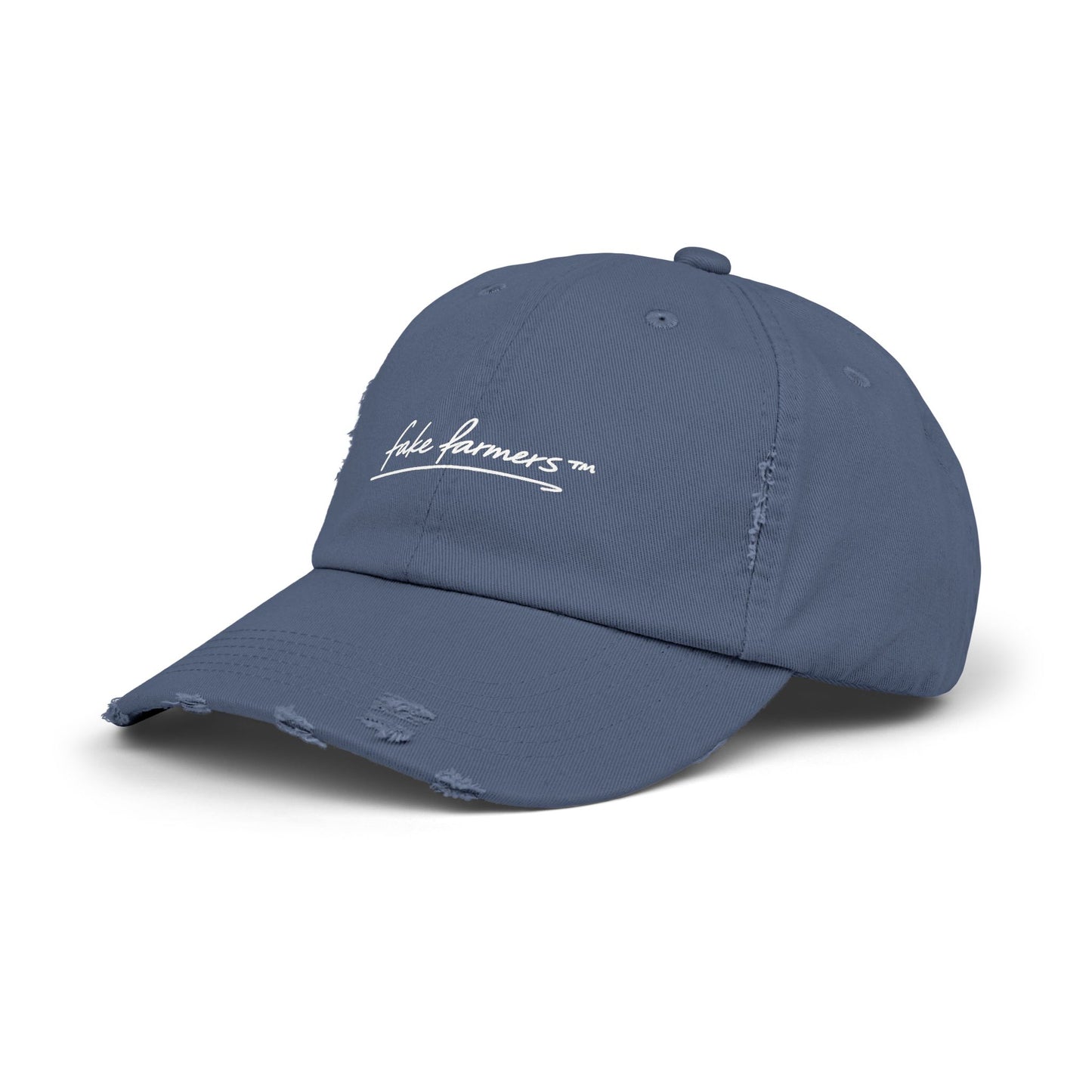 Distressed "Fake Farmer" Logo Cap (DTF Printed)