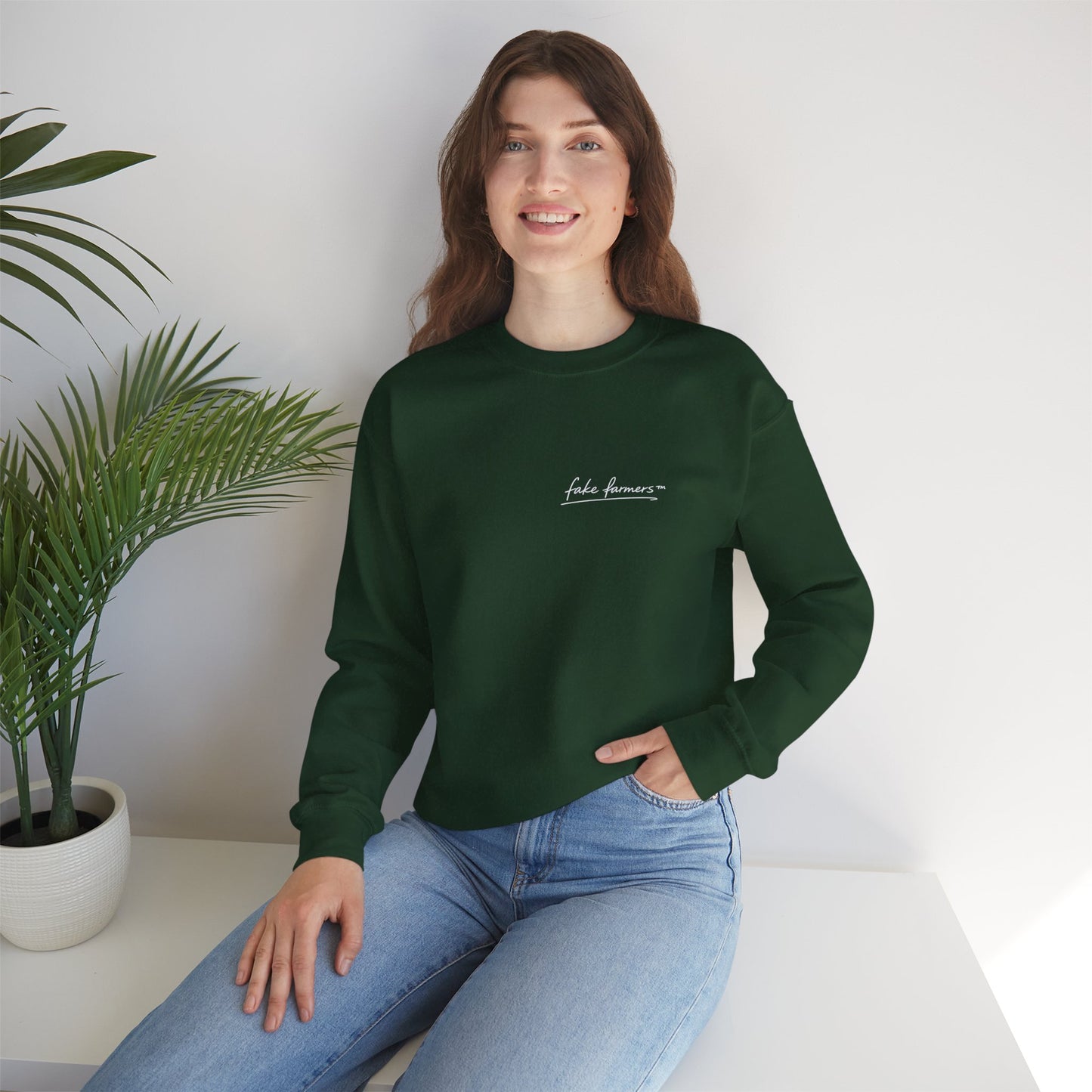 "Started Anyway" - Unisex Crewneck Sweatshirt
