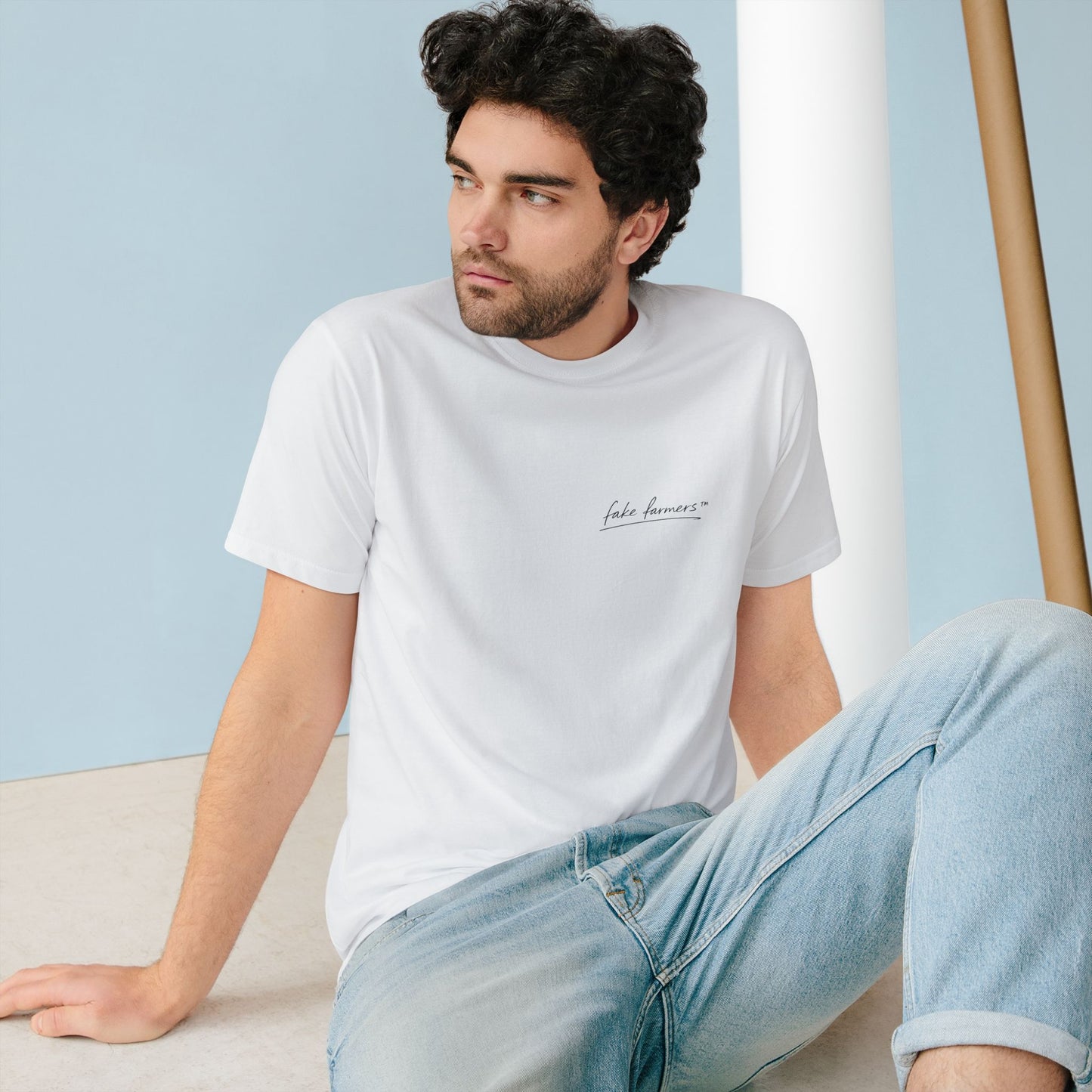 Premium "Fake Farmers" logo Tee (Eco-friendly)