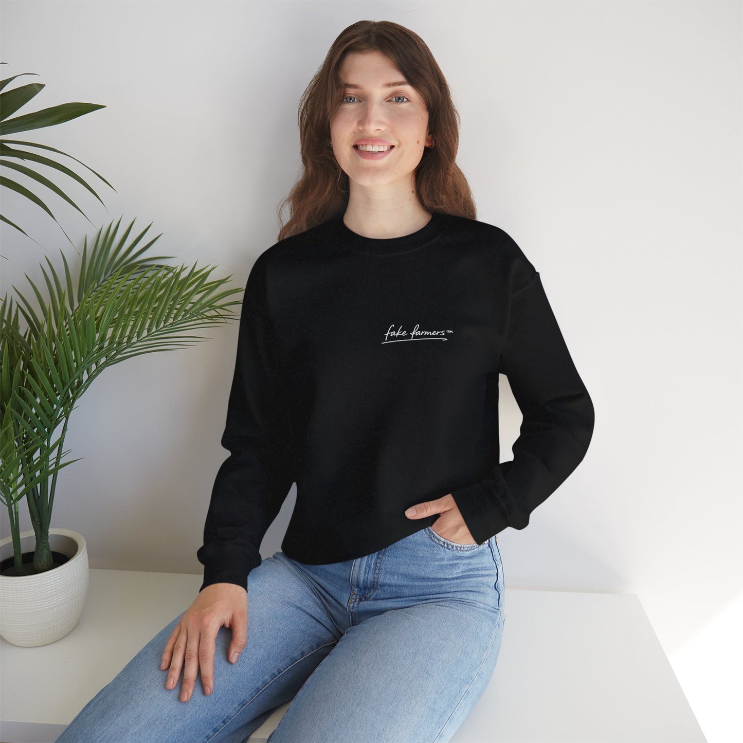 "Started Anyway" - Unisex Crewneck Sweatshirt