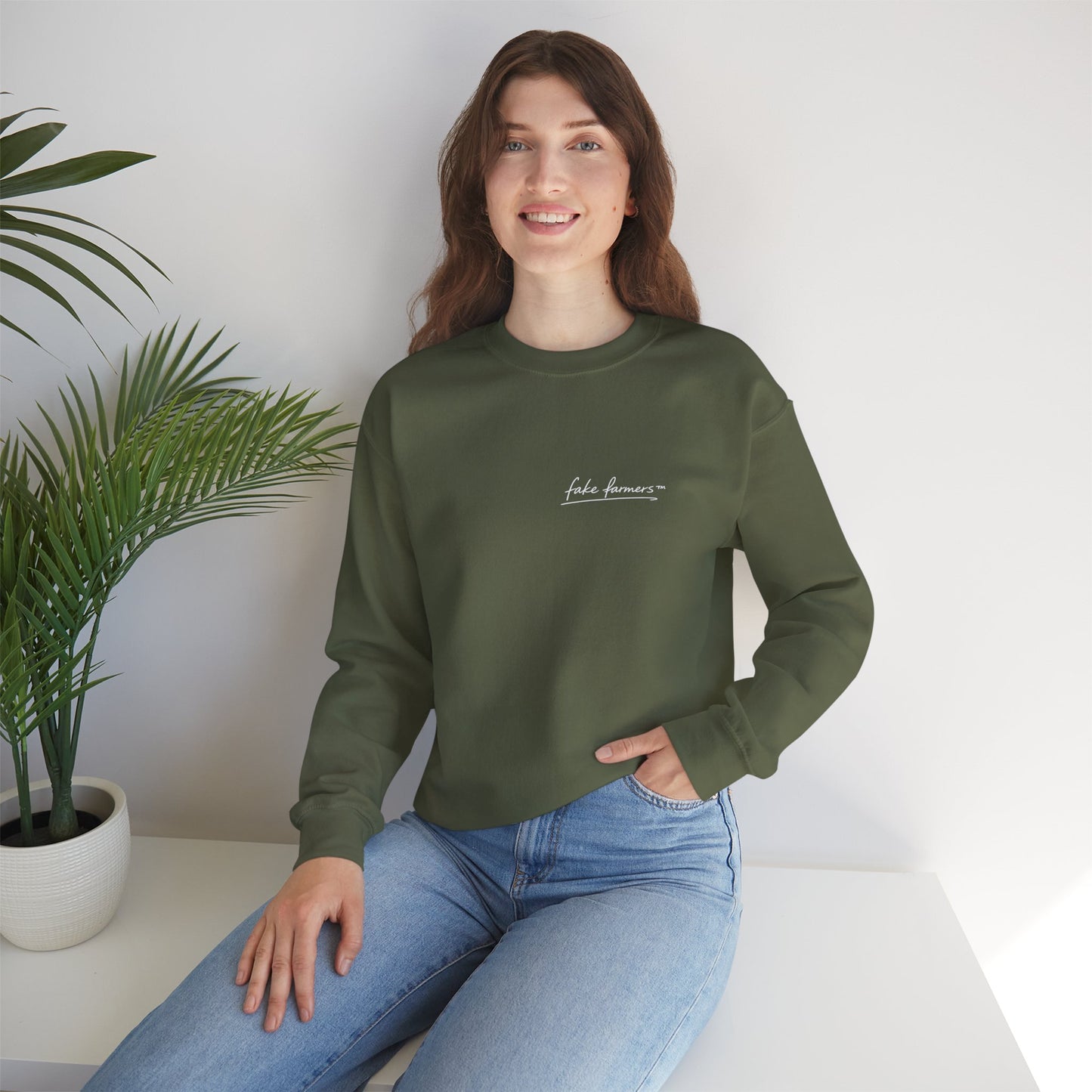 "Started Anyway" - Unisex Crewneck Sweatshirt