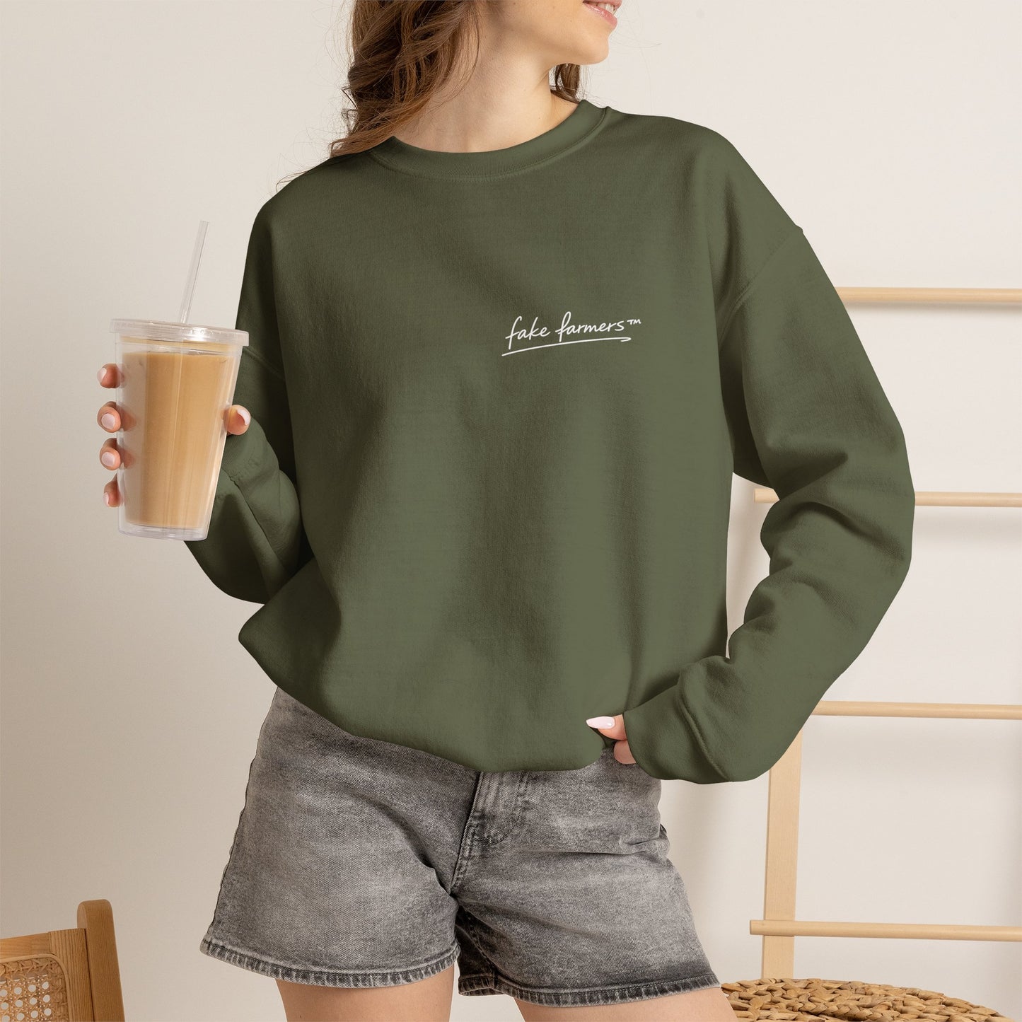 "Started Anyway" - Unisex Crewneck Sweatshirt