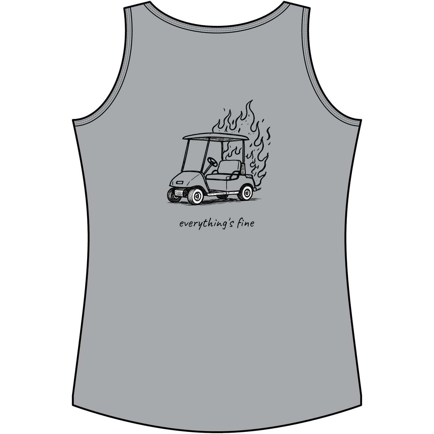 "Everything's Fine" Women's Light & Airy Tank