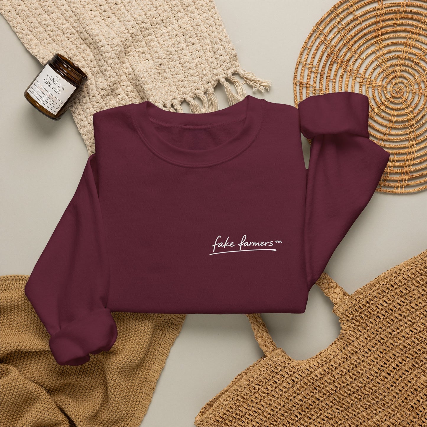 "Started Anyway" - Unisex Crewneck Sweatshirt