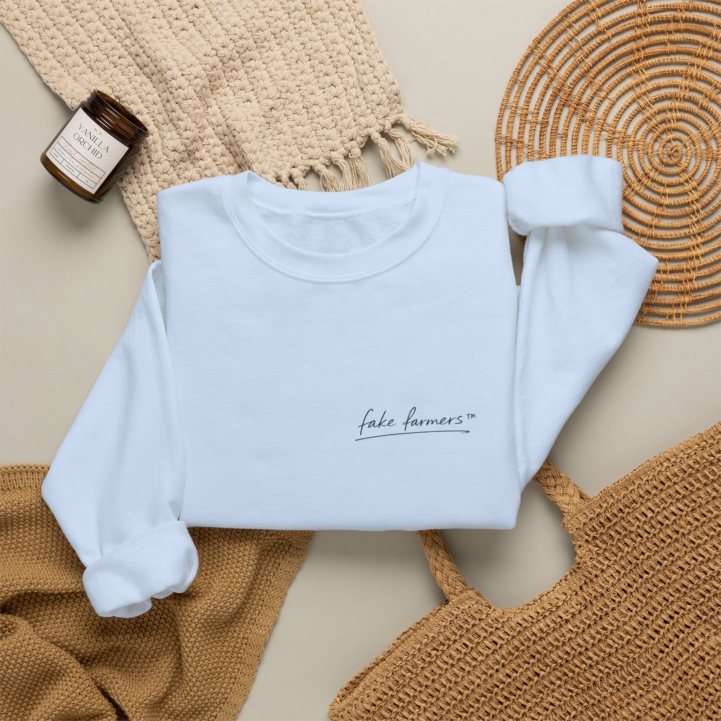 "Started Anyway" - Unisex Crewneck Sweatshirt
