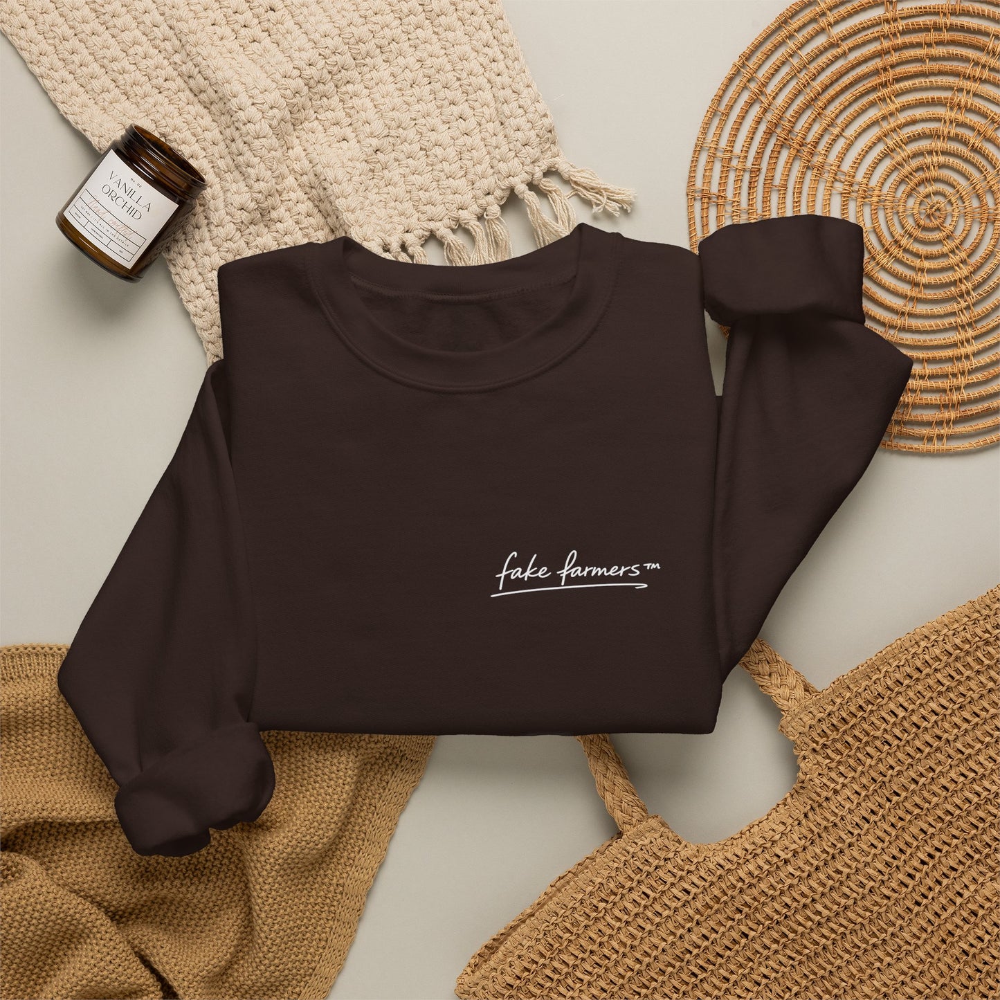 "Started Anyway" - Unisex Crewneck Sweatshirt