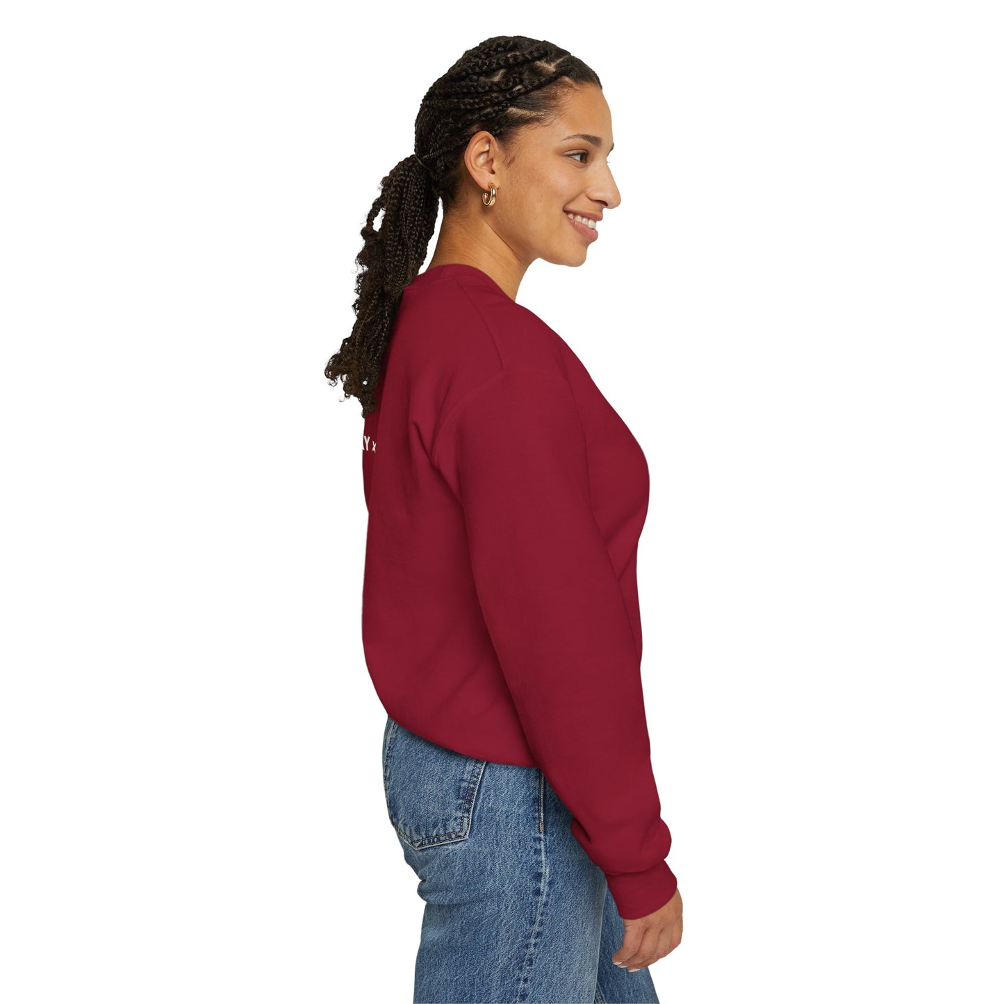 "Started Anyway" - Unisex Crewneck Sweatshirt