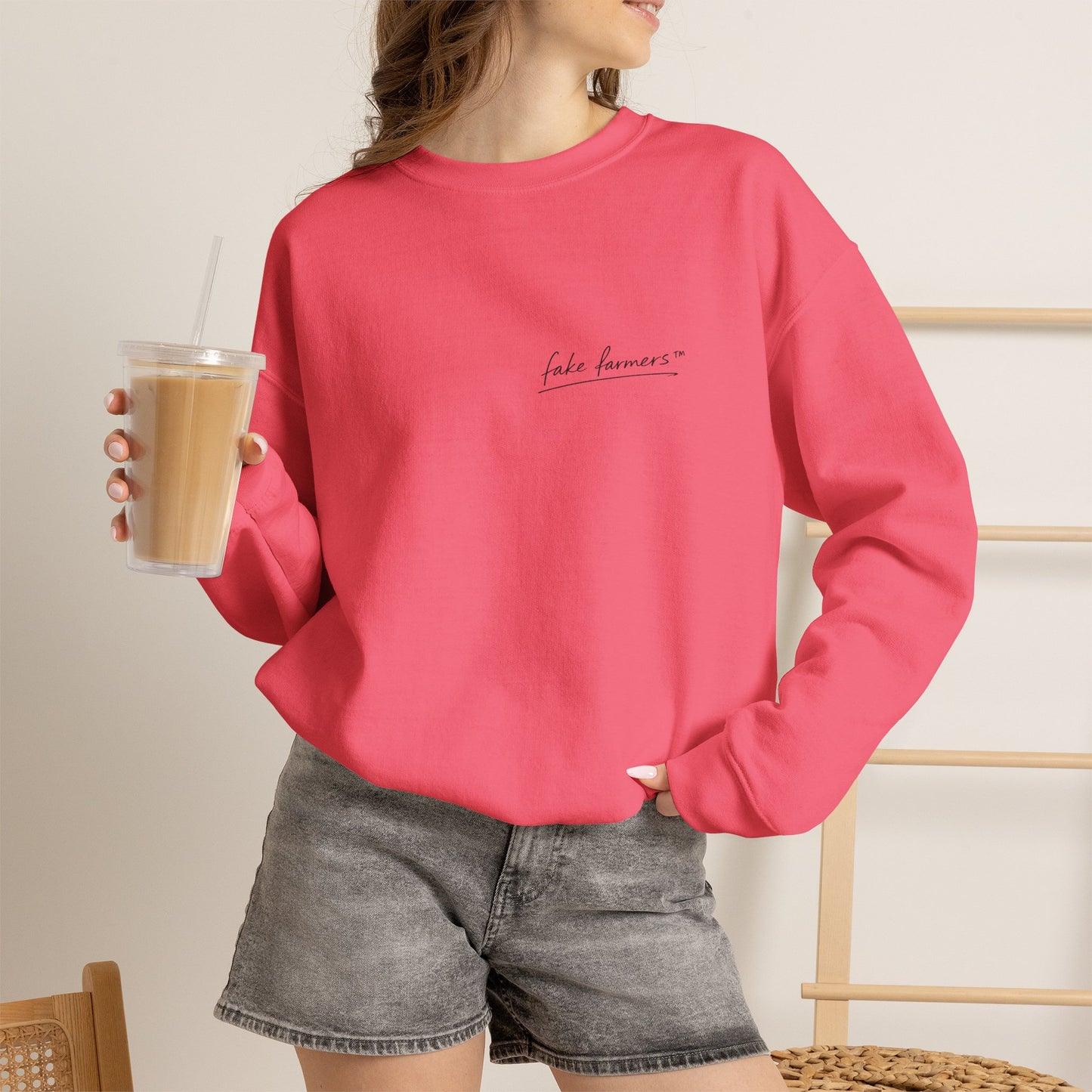 "Started Anyway" - Unisex Crewneck Sweatshirt