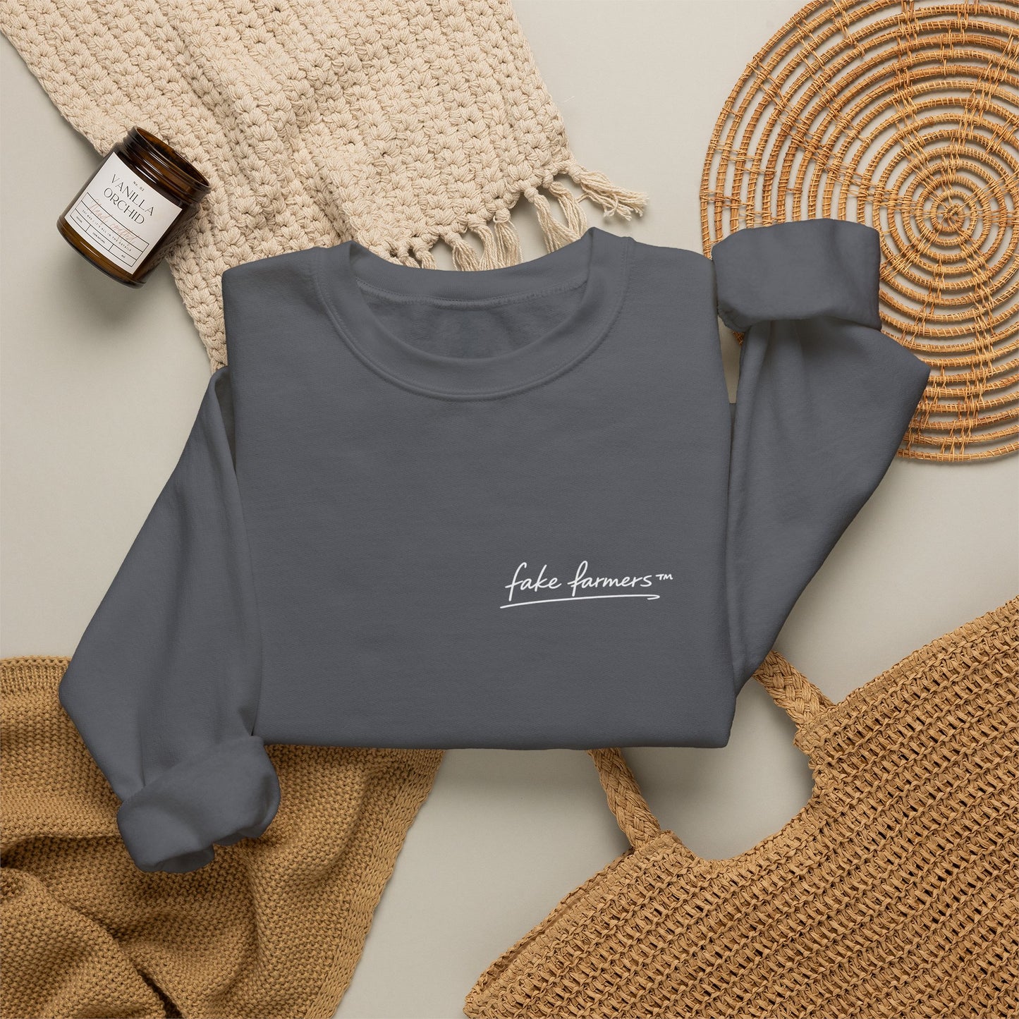 "Started Anyway" - Unisex Crewneck Sweatshirt