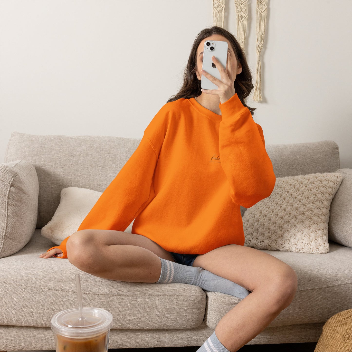 "Started Anyway" - Unisex Crewneck Sweatshirt