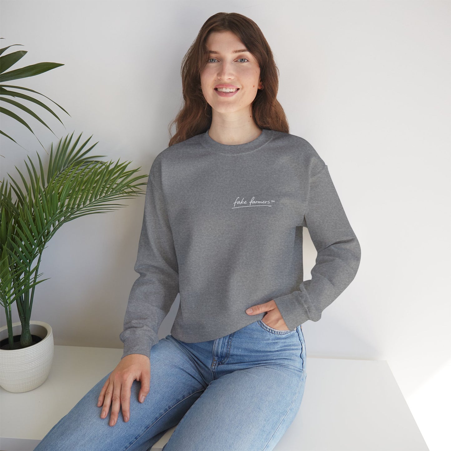 "Started Anyway" - Unisex Crewneck Sweatshirt