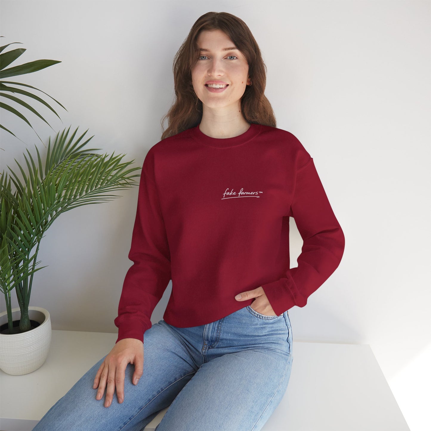 "Started Anyway" - Unisex Crewneck Sweatshirt