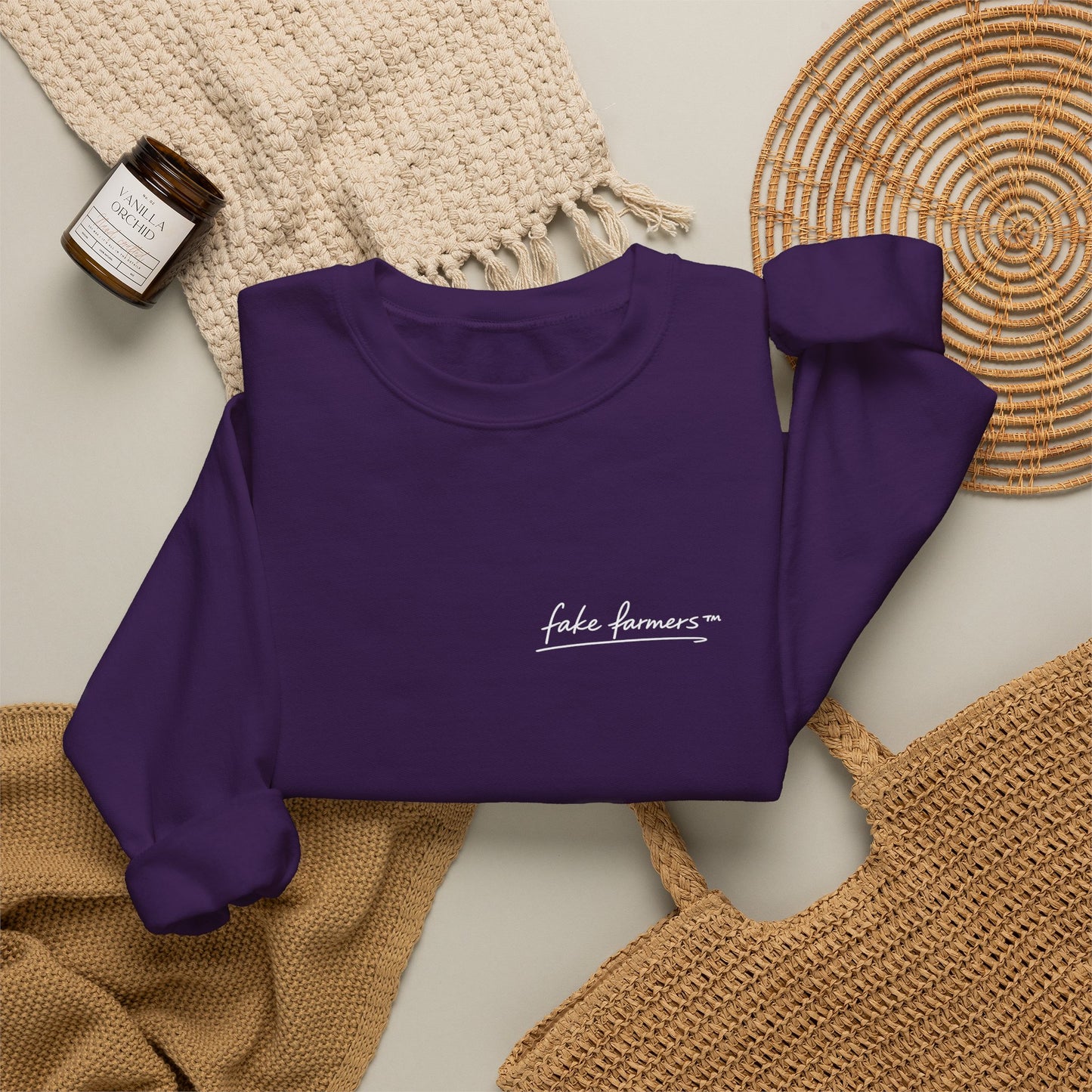"Started Anyway" - Unisex Crewneck Sweatshirt