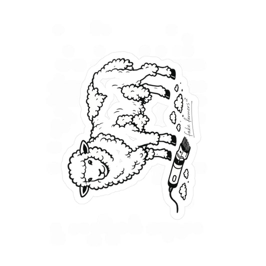"Freshly Sheared" - 3"x4" Sticker