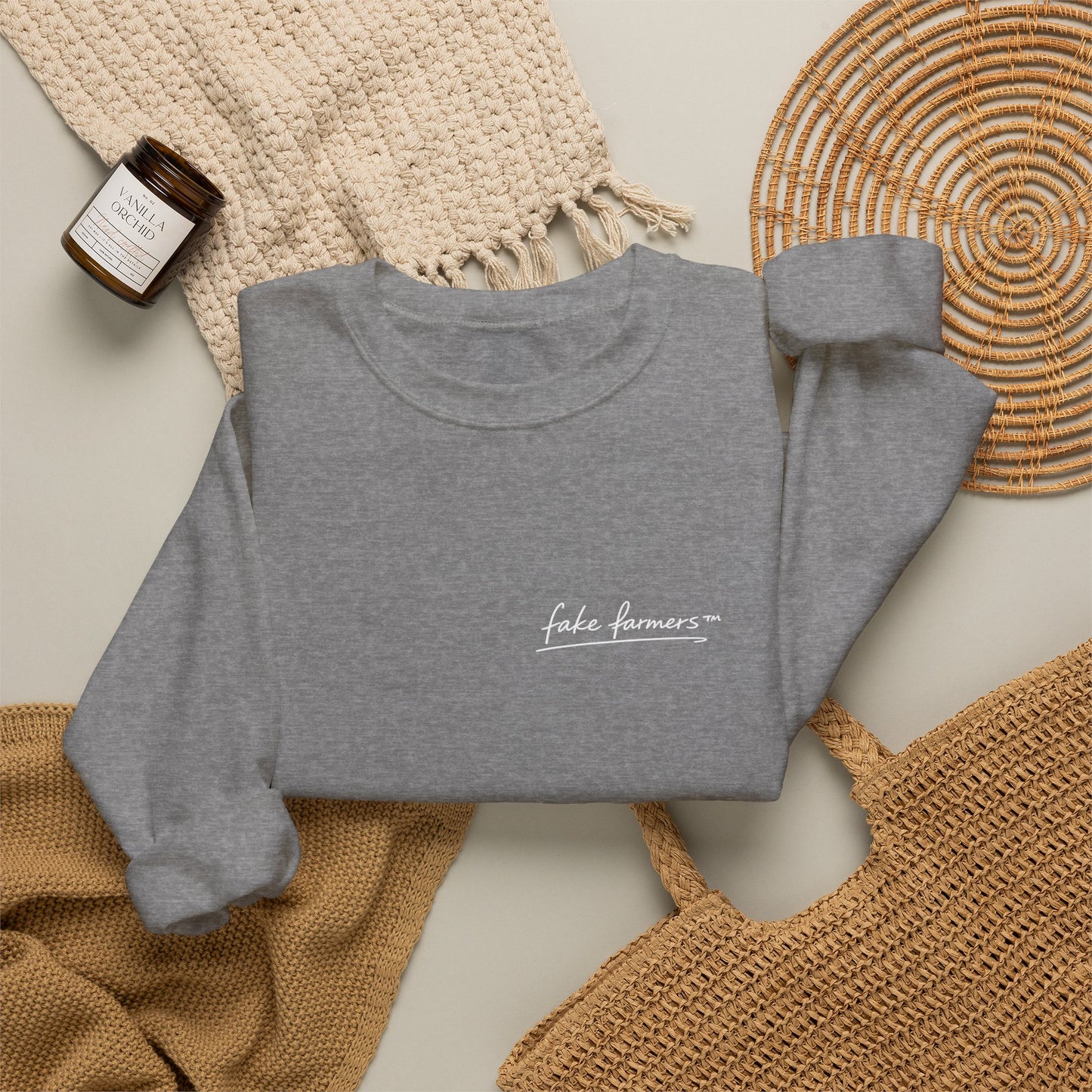 "Started Anyway" - Unisex Crewneck Sweatshirt