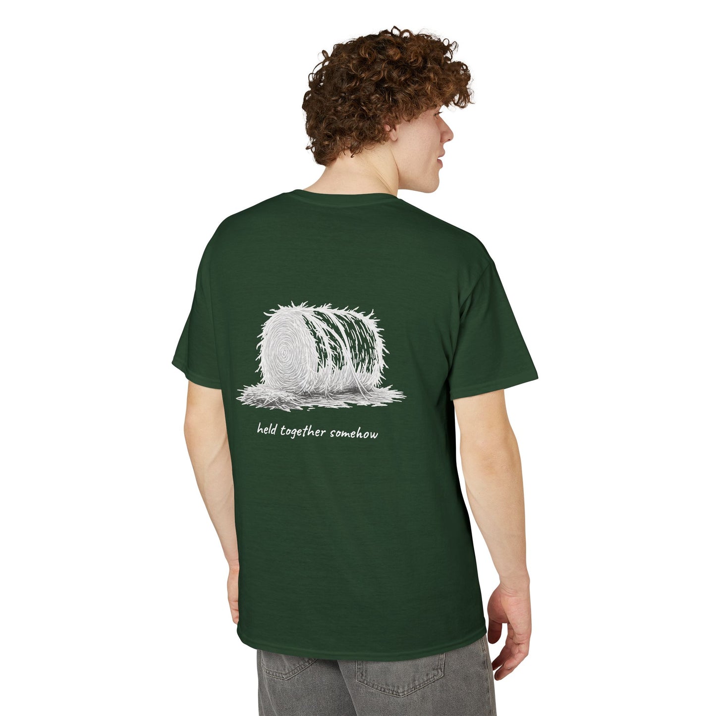 "Held Together Somehow" Unisex Dryblend® Tee