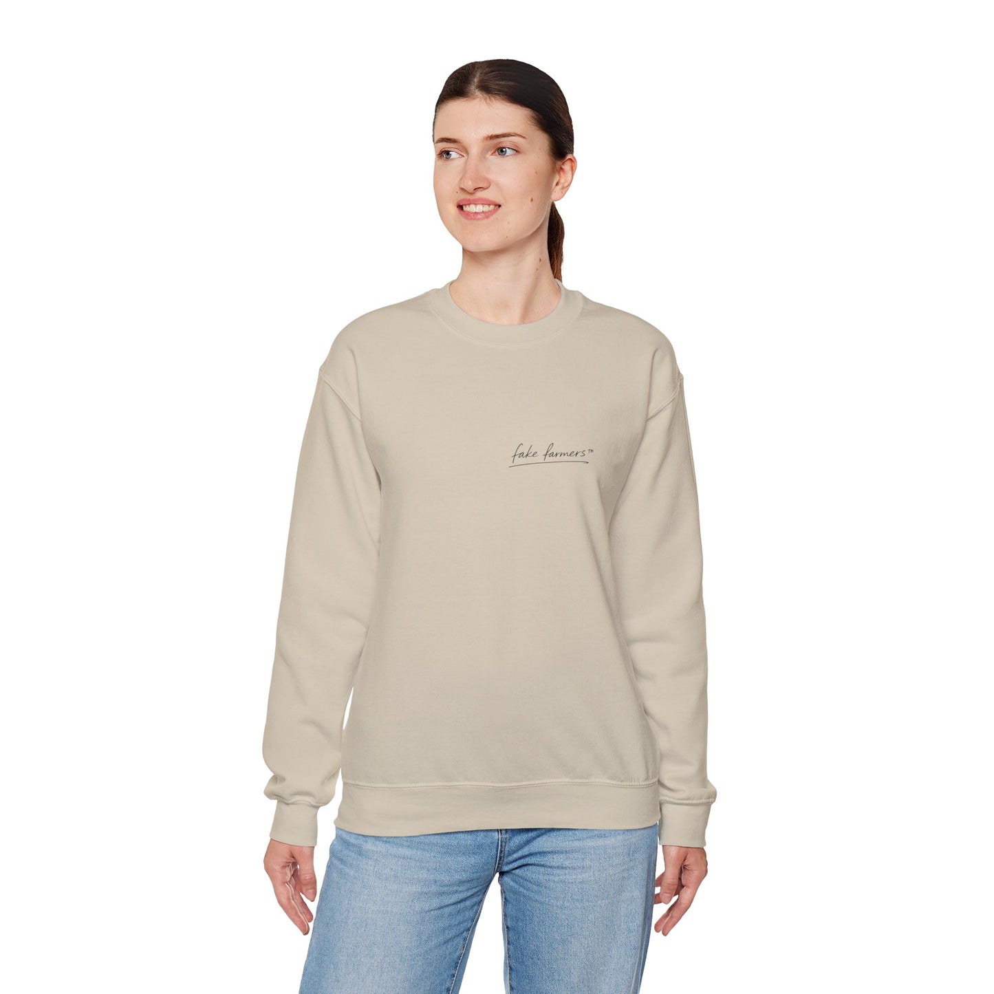 "Started Anyway" - Unisex Crewneck Sweatshirt