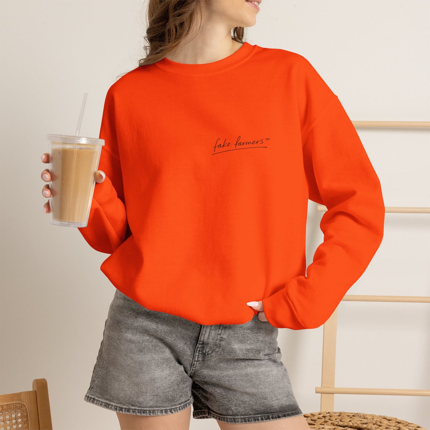 "Started Anyway" - Unisex Crewneck Sweatshirt