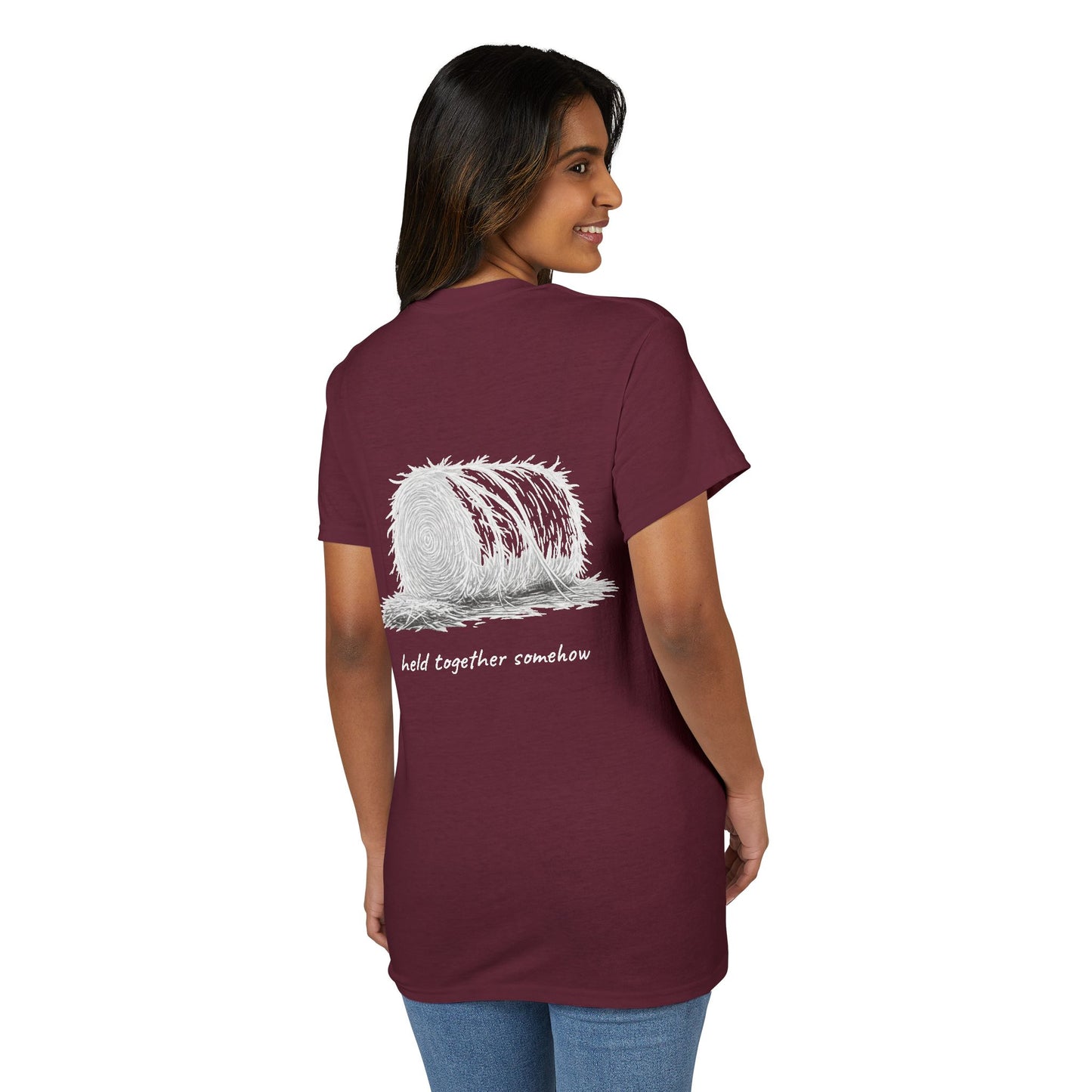 "Held Together Somehow" Unisex Dryblend® Tee
