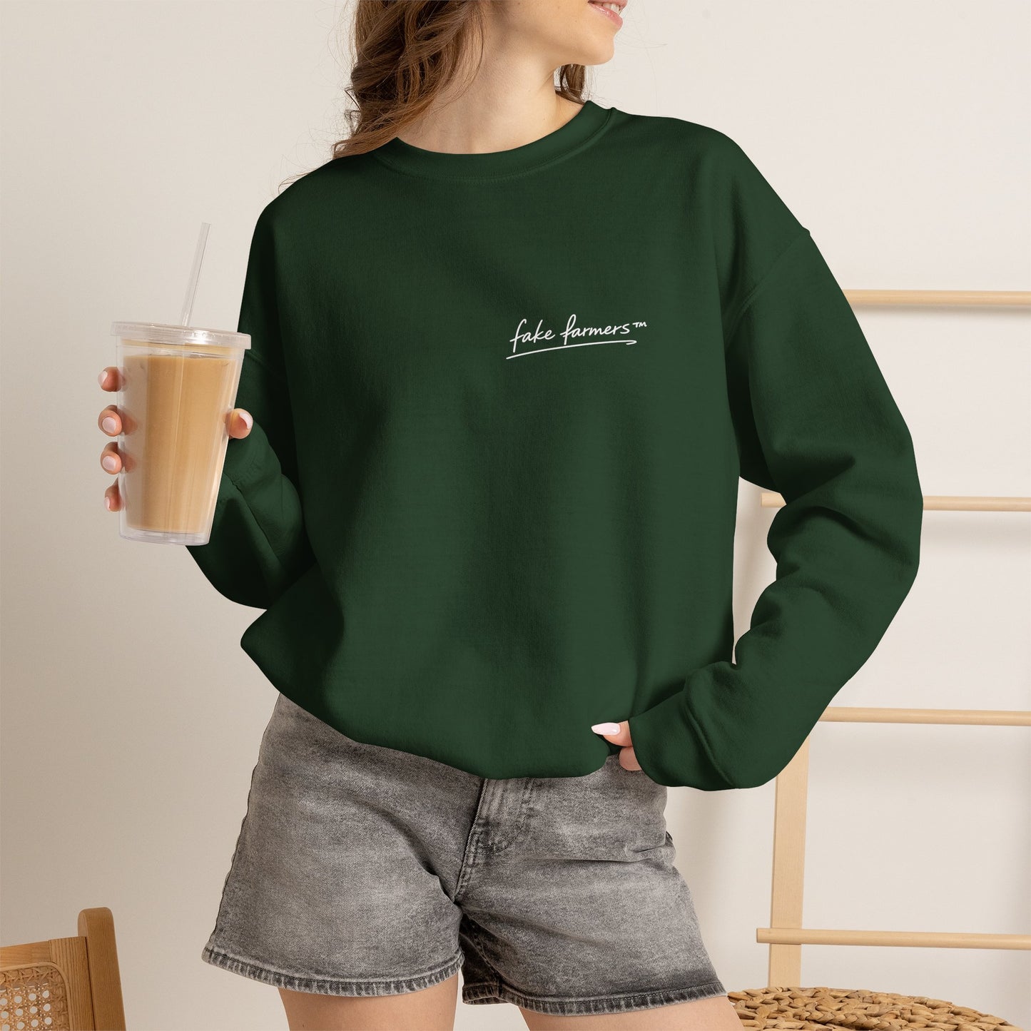 "Started Anyway" - Unisex Crewneck Sweatshirt